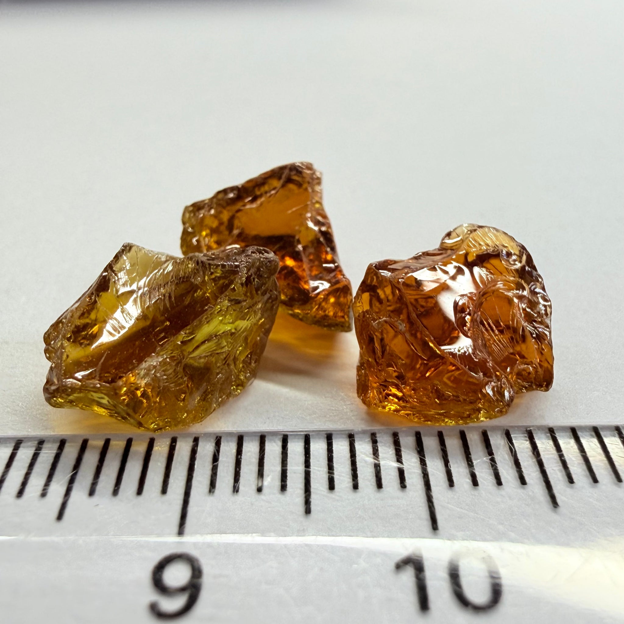 Tourmaline lot, 12.48ct, Morogoro, Tanzania, Untreated Unheated, 3.81ct - 4.47ct, vvs-if