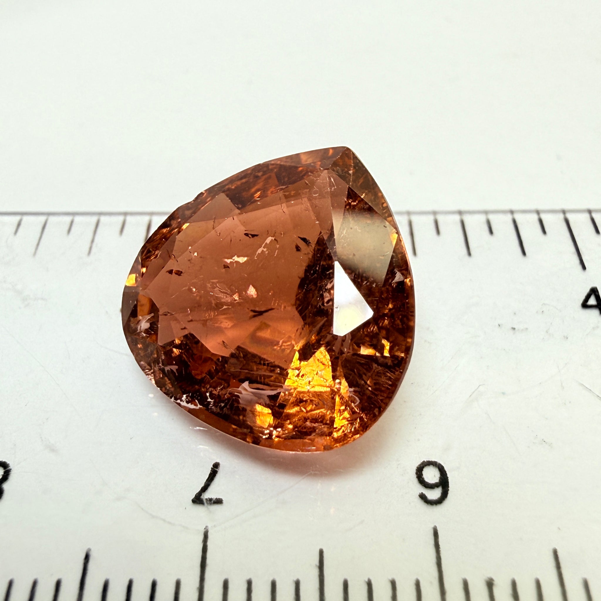 Tourmaline, 8.71ct, Congo, Unheated Untreated, native cut