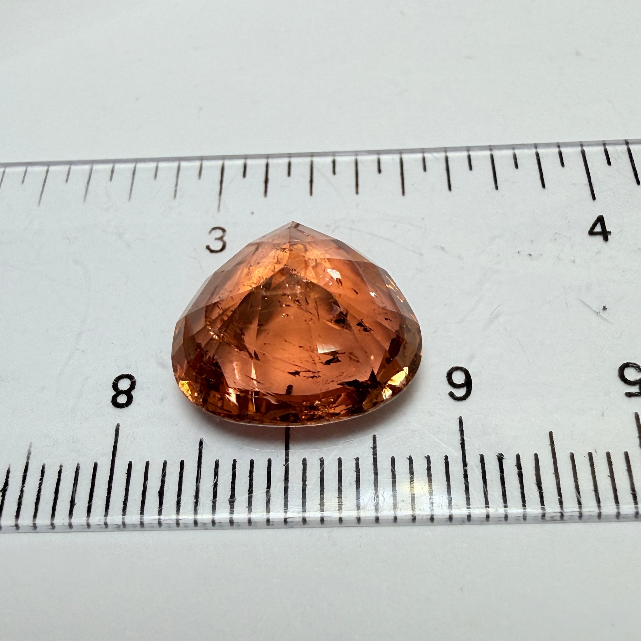 Tourmaline, 8.71ct, Congo, Unheated Untreated, native cut