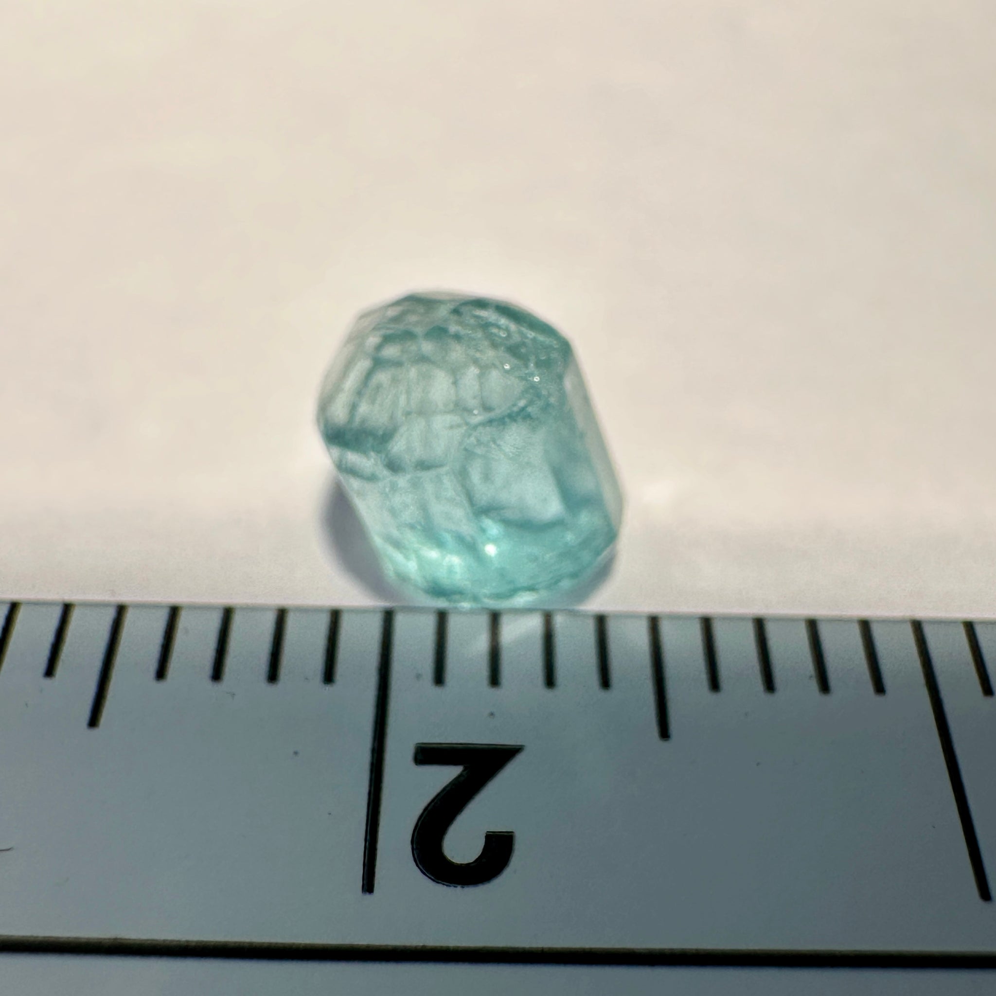 Blue Apatite Crystal, 1.19ct, Merelani, Tanzania, Untreated Unheated