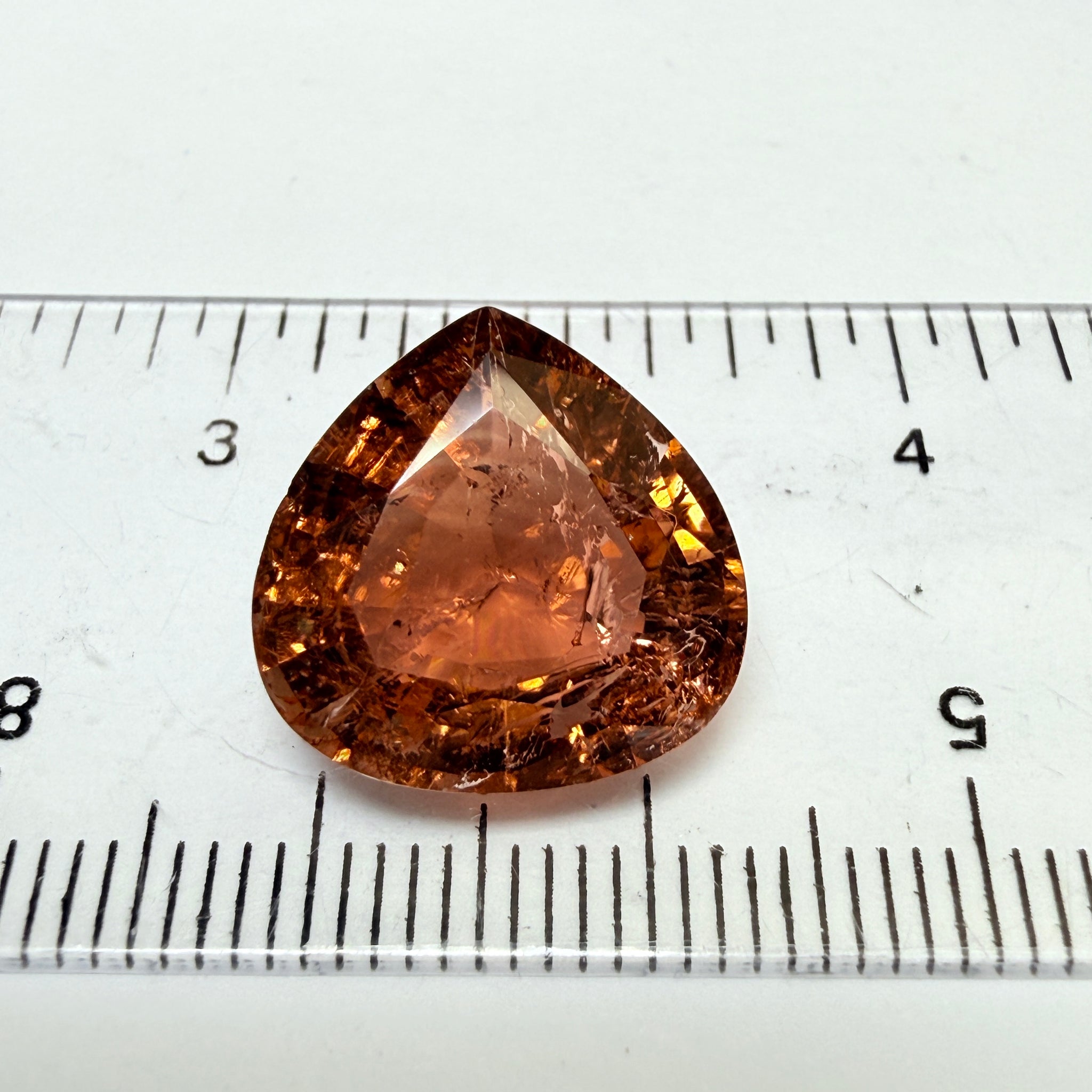 Tourmaline, 8.71ct, Congo, Unheated Untreated, native cut