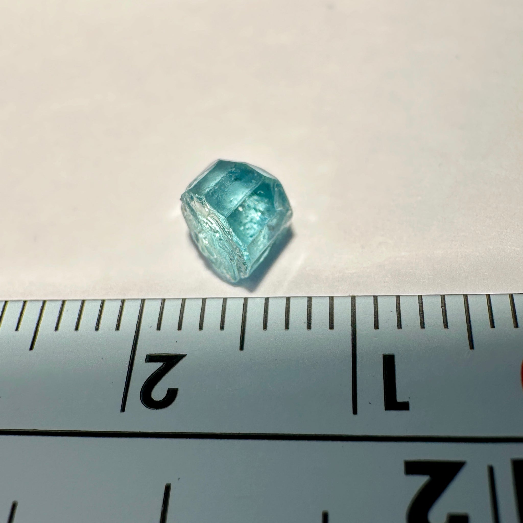 Blue Apatite Crystal, 1.19ct, Merelani, Tanzania, Untreated Unheated