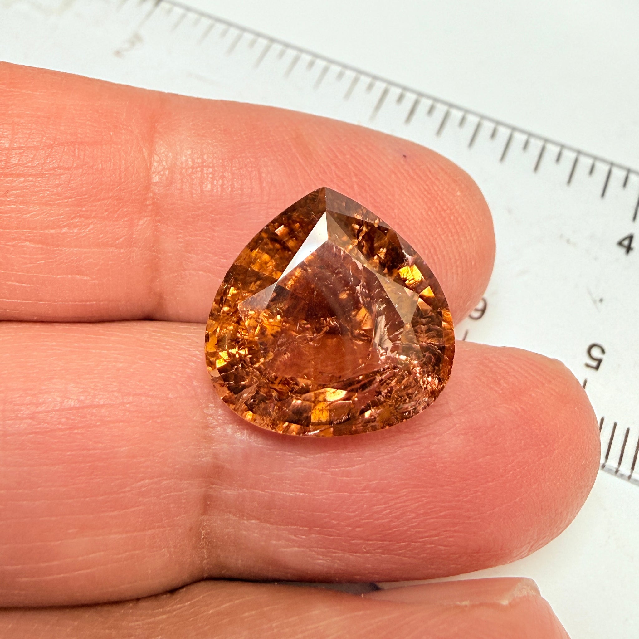 Tourmaline, 8.71ct, Congo, Unheated Untreated, native cut