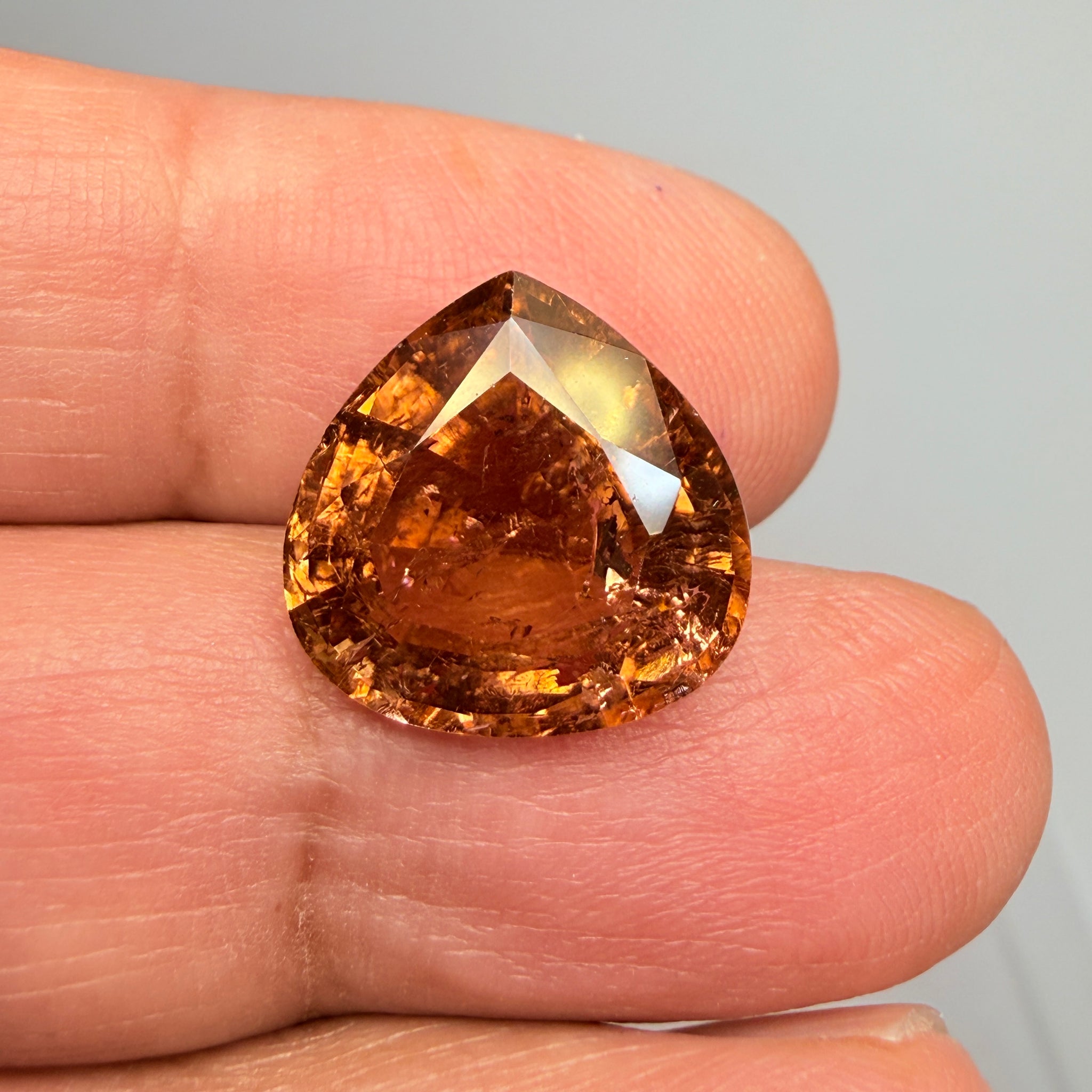 Tourmaline, 8.71ct, Congo, Unheated Untreated, native cut