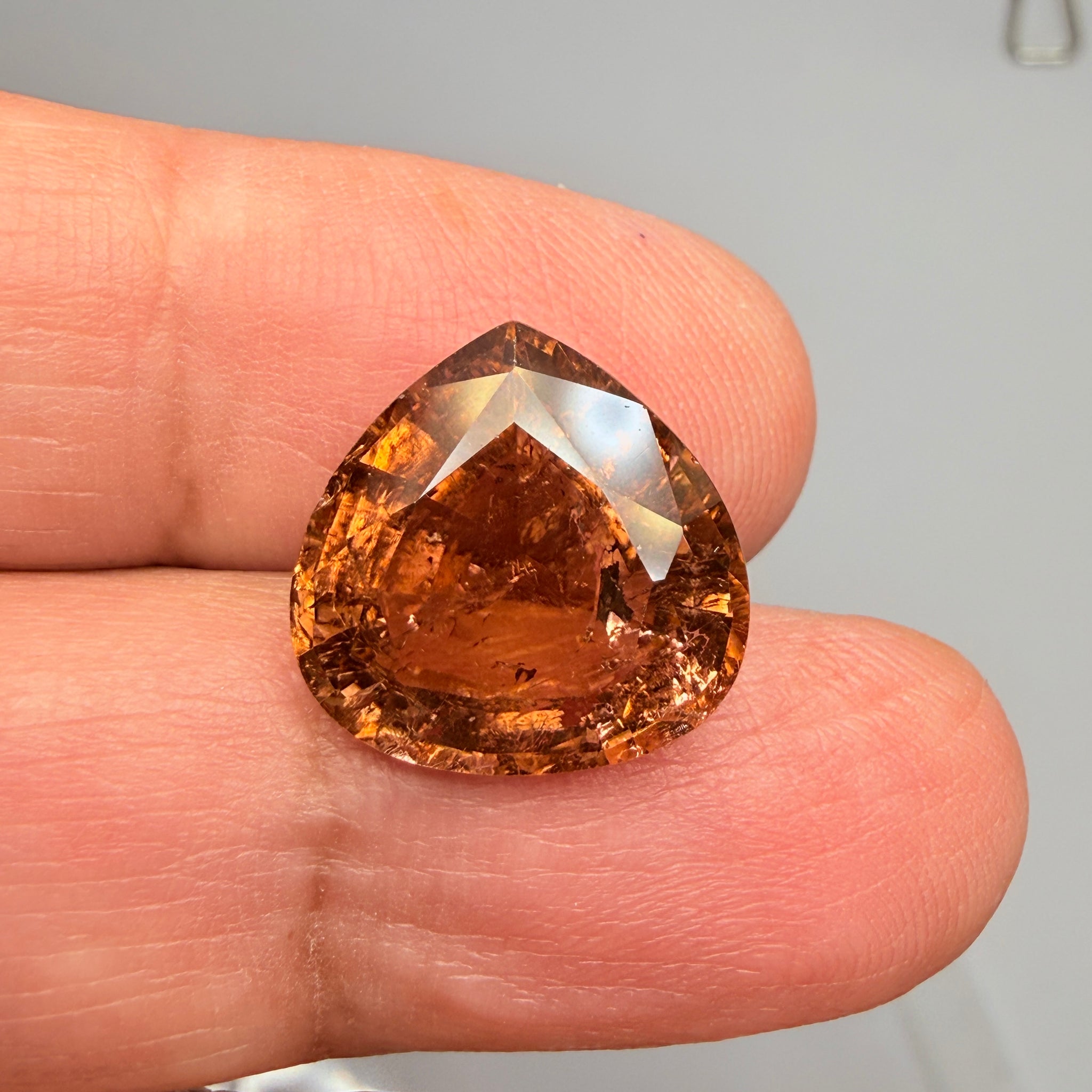 Tourmaline, 8.71ct, Congo, Unheated Untreated, native cut