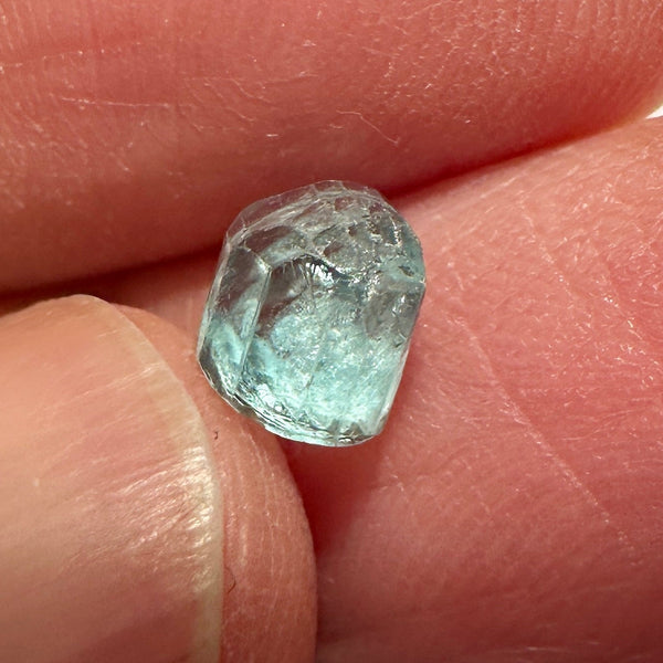 Blue Apatite Crystal, 1.19ct, Merelani, Tanzania, Untreated Unheated