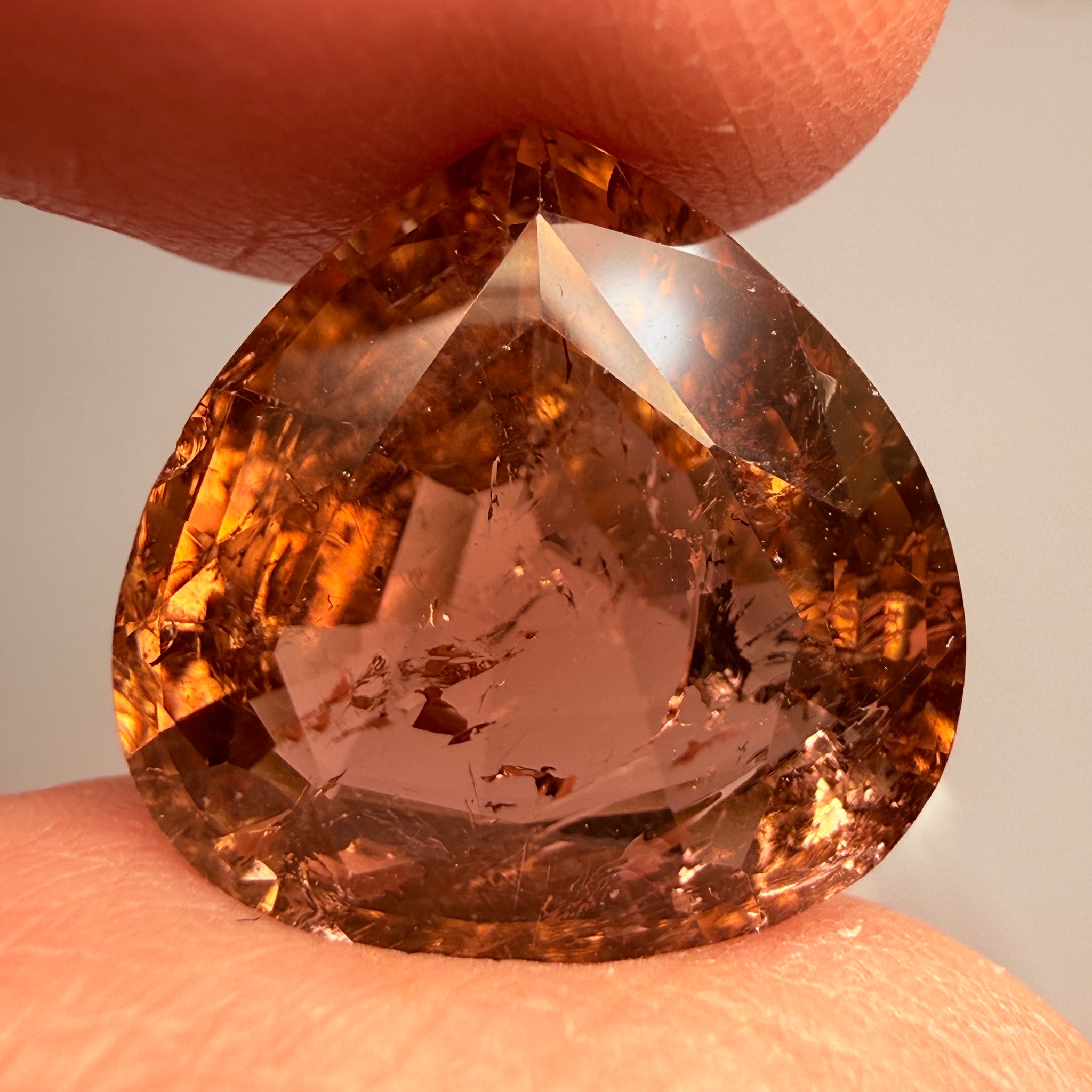 Tourmaline, 8.71ct, Congo, Unheated Untreated, native cut