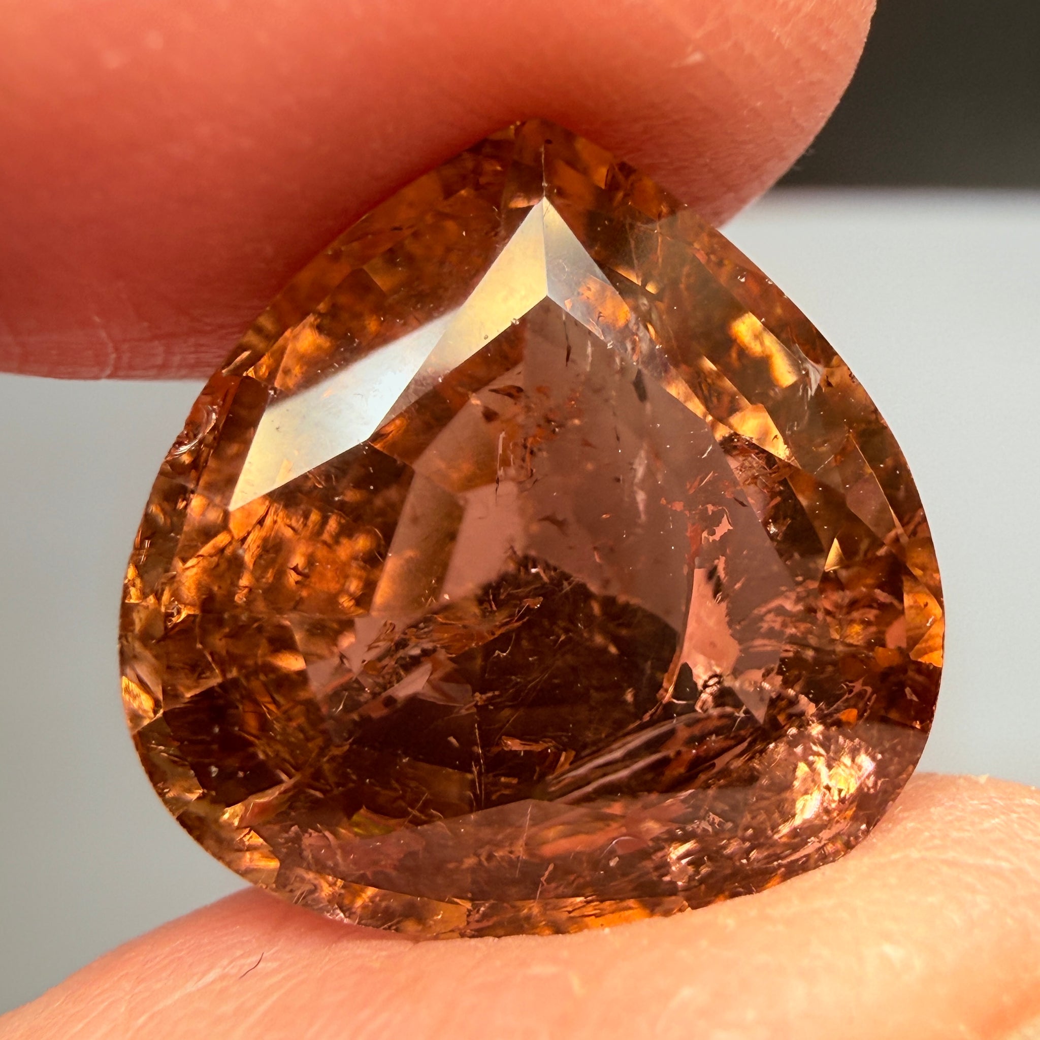 Tourmaline, 8.71ct, Congo, Unheated Untreated, native cut