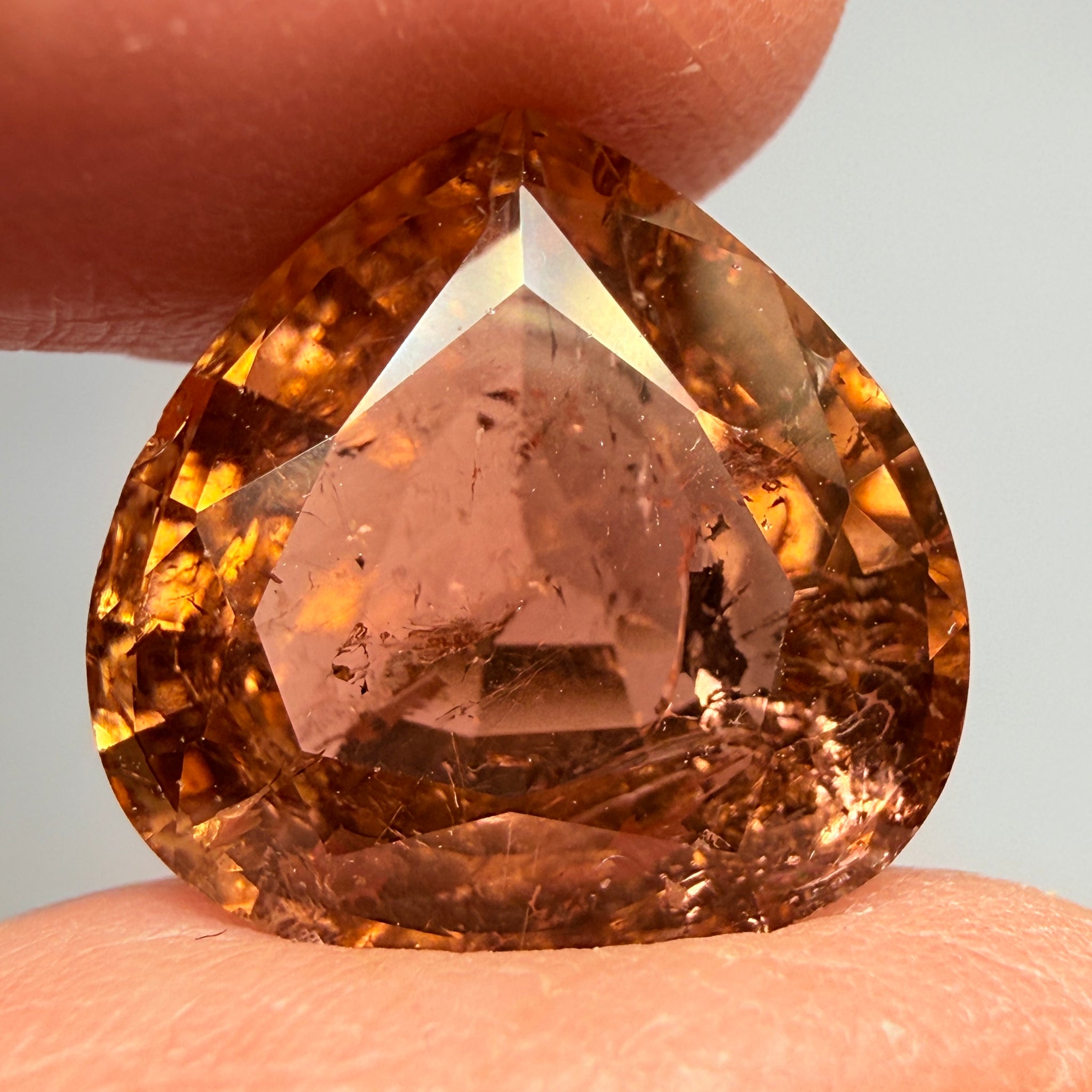 Tourmaline, 8.71ct, Congo, Unheated Untreated, native cut