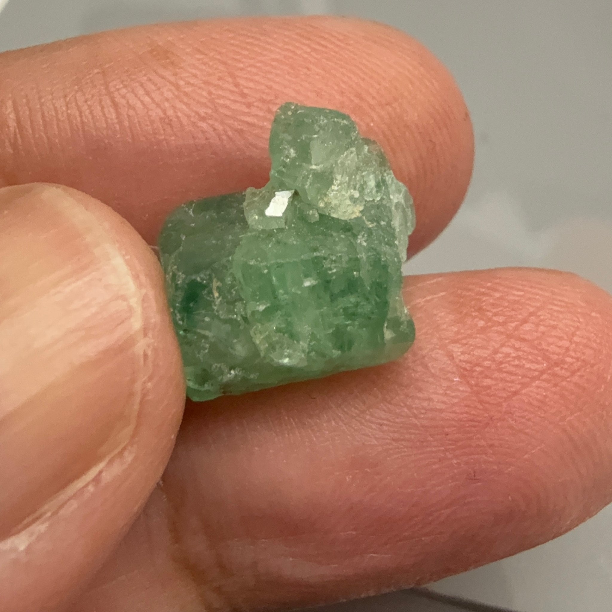 Emerald Crystal, 9.59ct, Tanzania, Untreated Unheated, specimen grade
