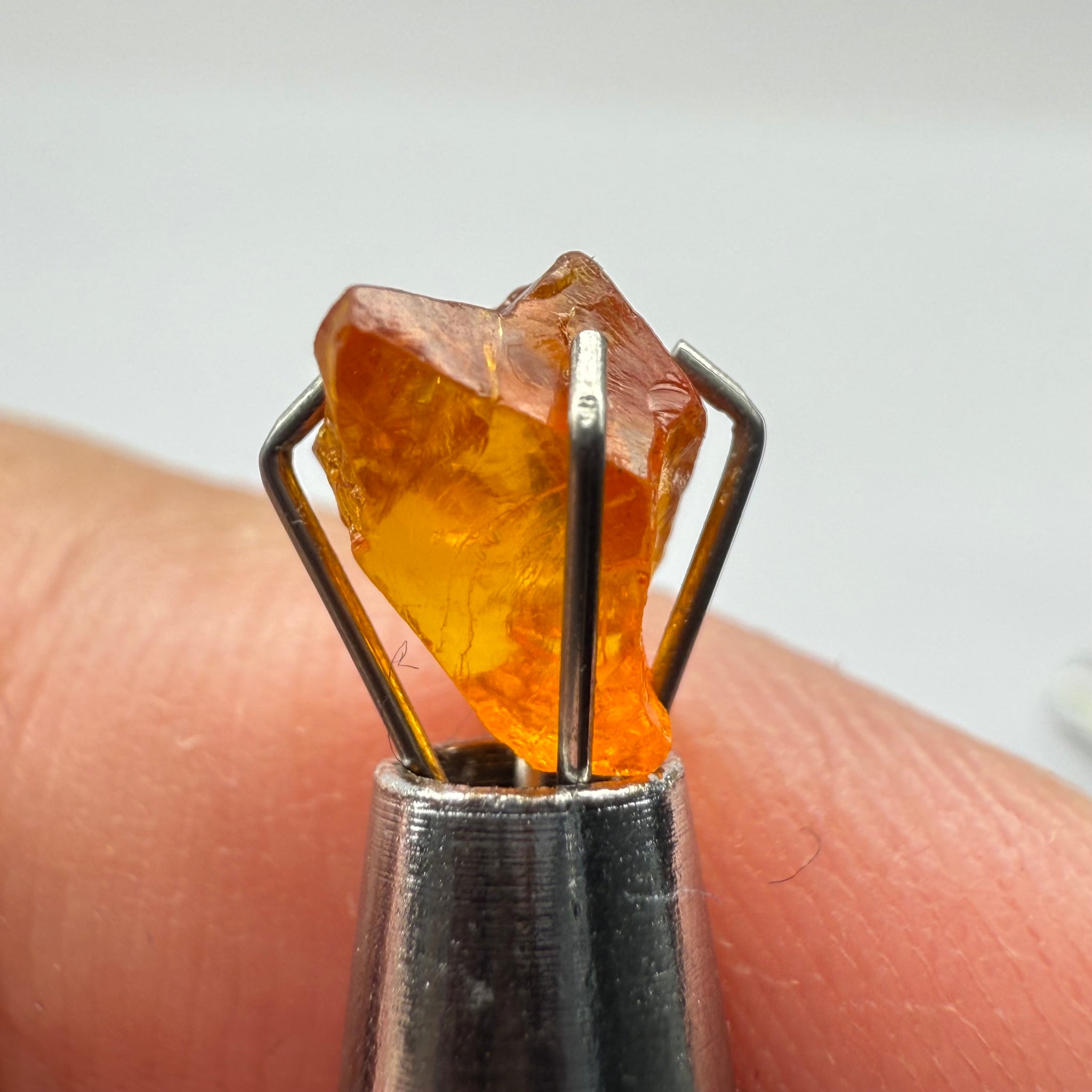 Clinohumite, 1.60ct, Morogoro, Tanzania, Untreated Unheated. Sl issue on the top, rest vvs