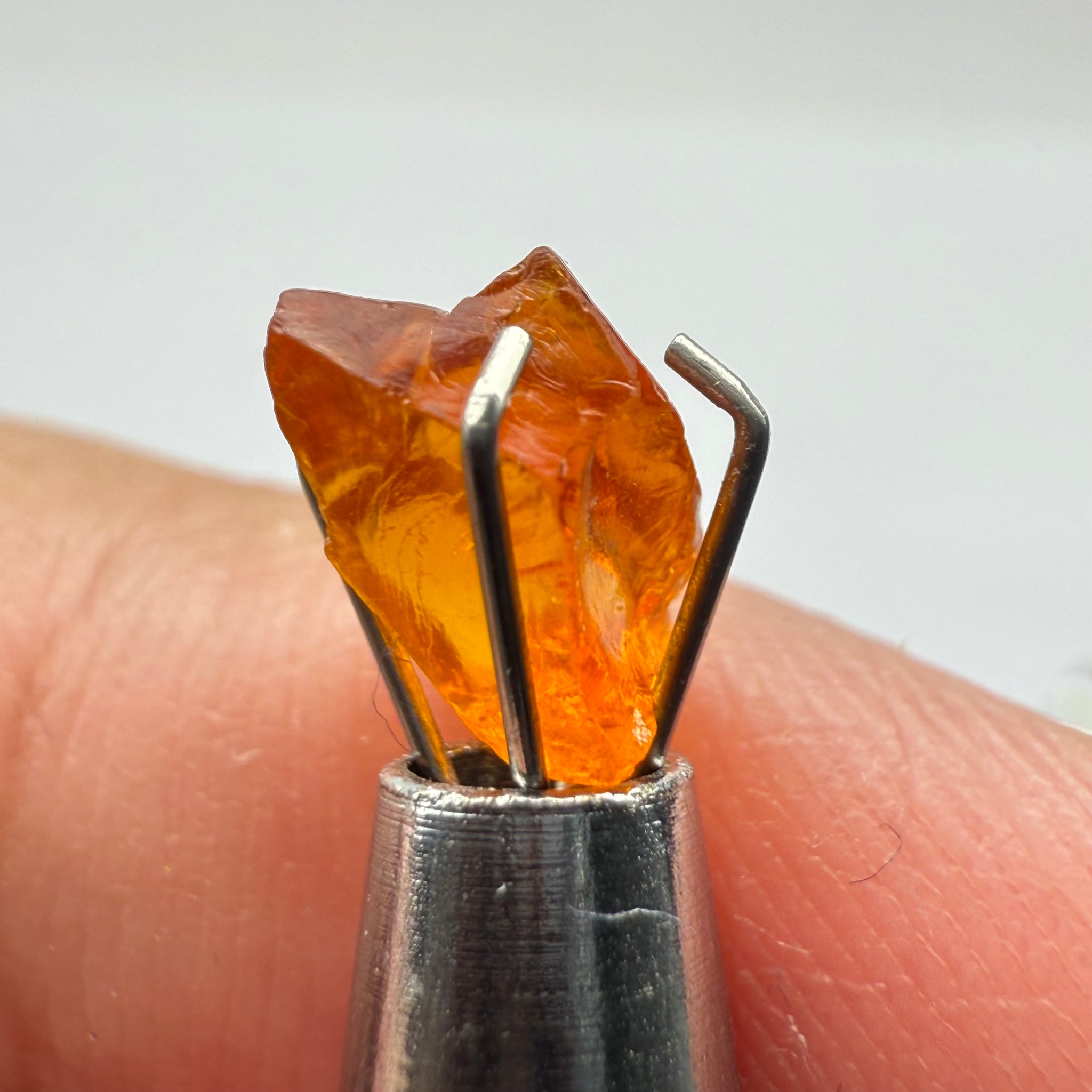 Clinohumite, 1.60ct, Morogoro, Tanzania, Untreated Unheated. Sl issue on the top, rest vvs