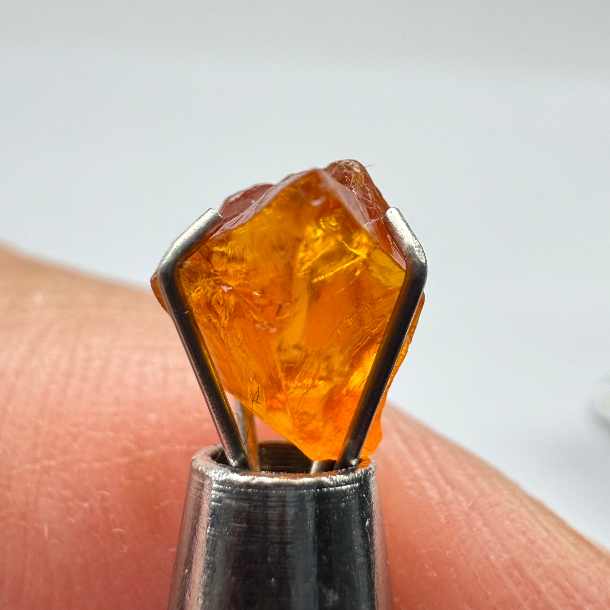 Clinohumite, 1.60ct, Morogoro, Tanzania, Untreated Unheated. Sl issue on the top, rest vvs