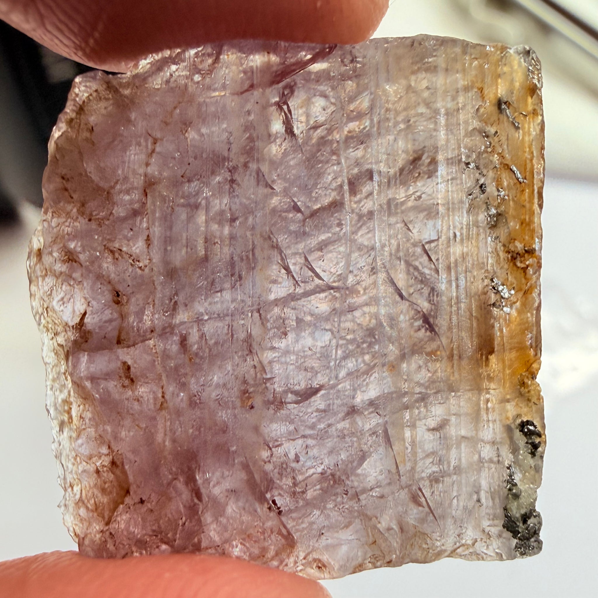 Magnesio Axinite Crystal, 31.07ct, Merelani, Tanzania, Colour Changing, Untreated Unheated