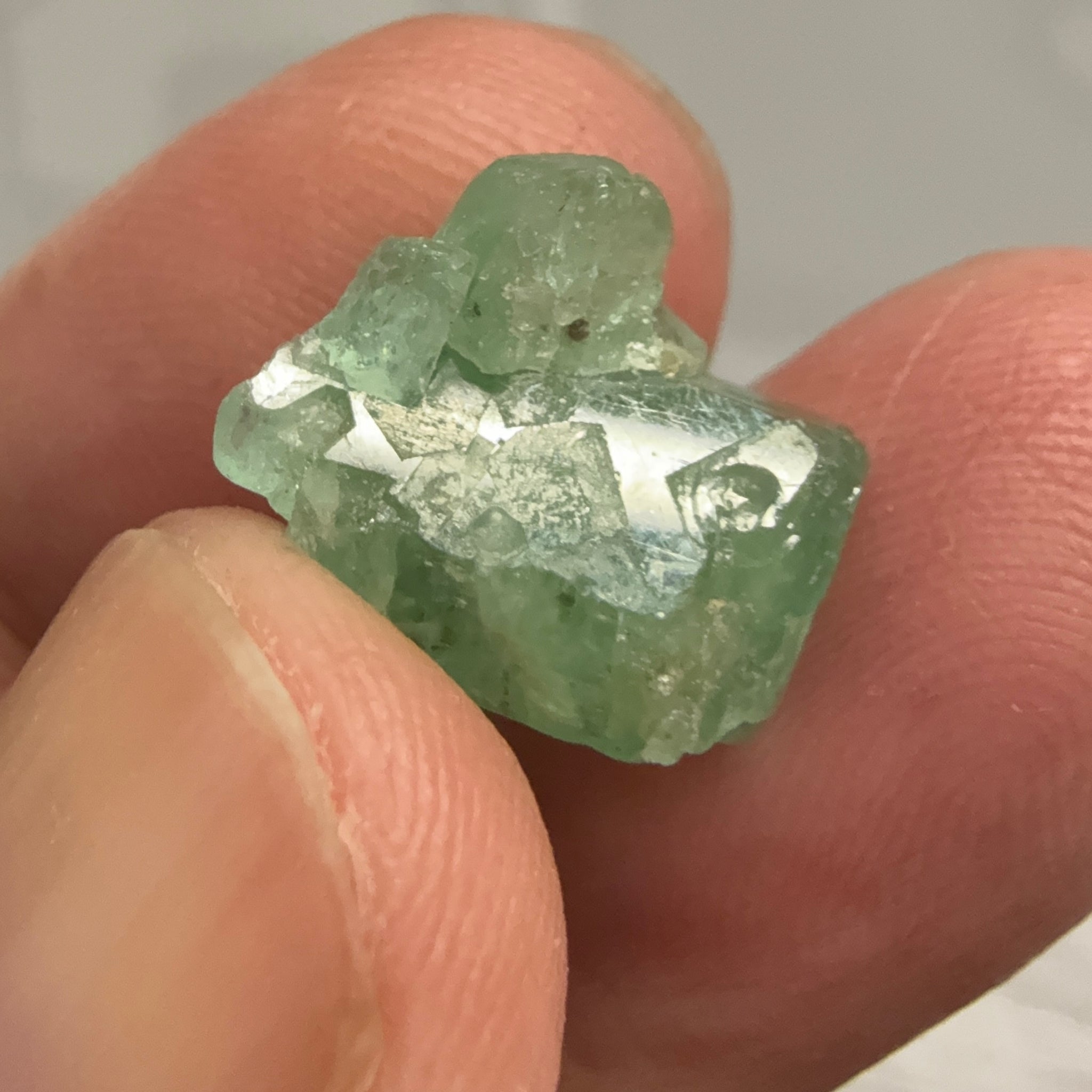 Emerald Crystal, 9.59ct, Tanzania, Untreated Unheated, specimen grade