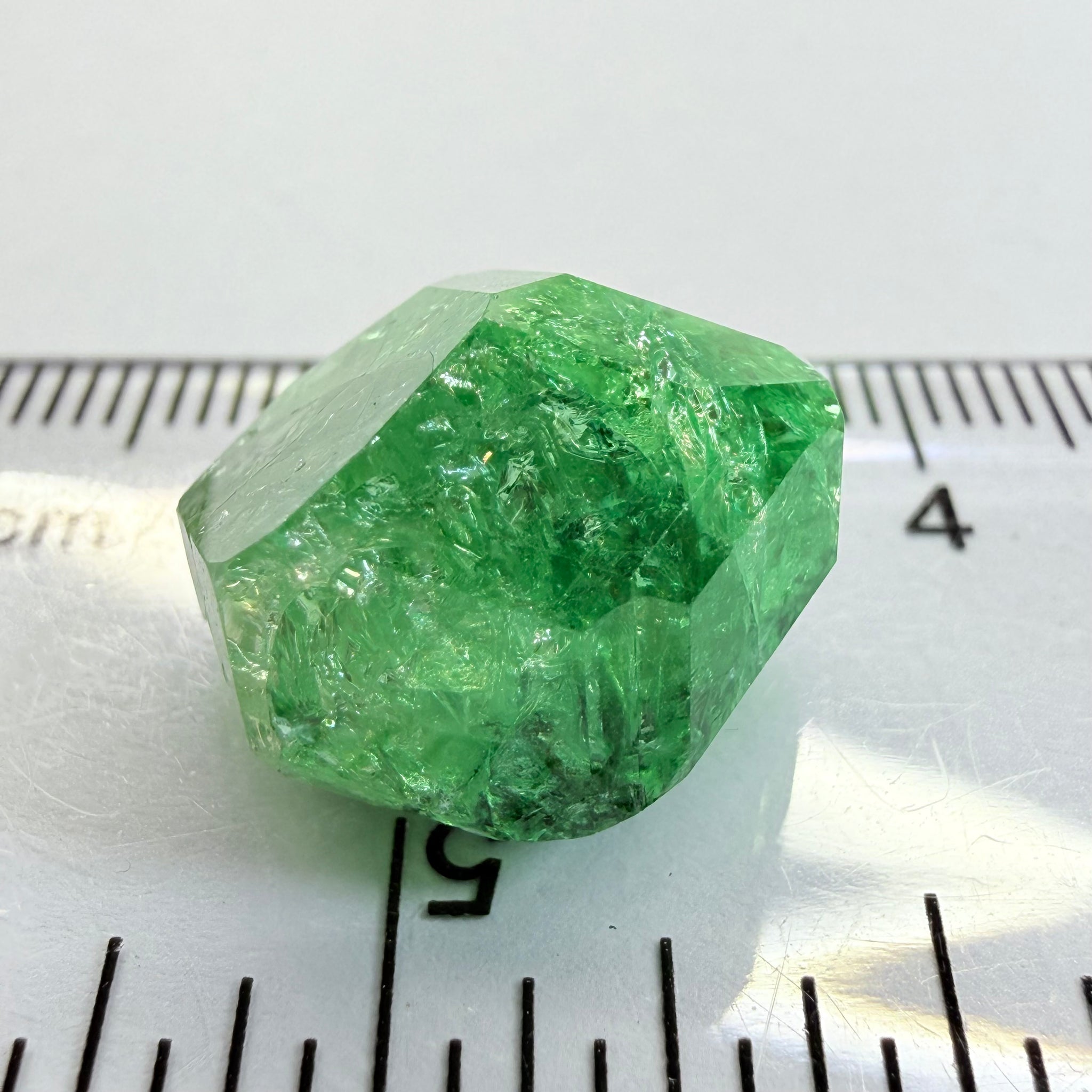 Merelani Mint Garnet Crystal, 24.22ct, Tanzania, Untreated Unheated