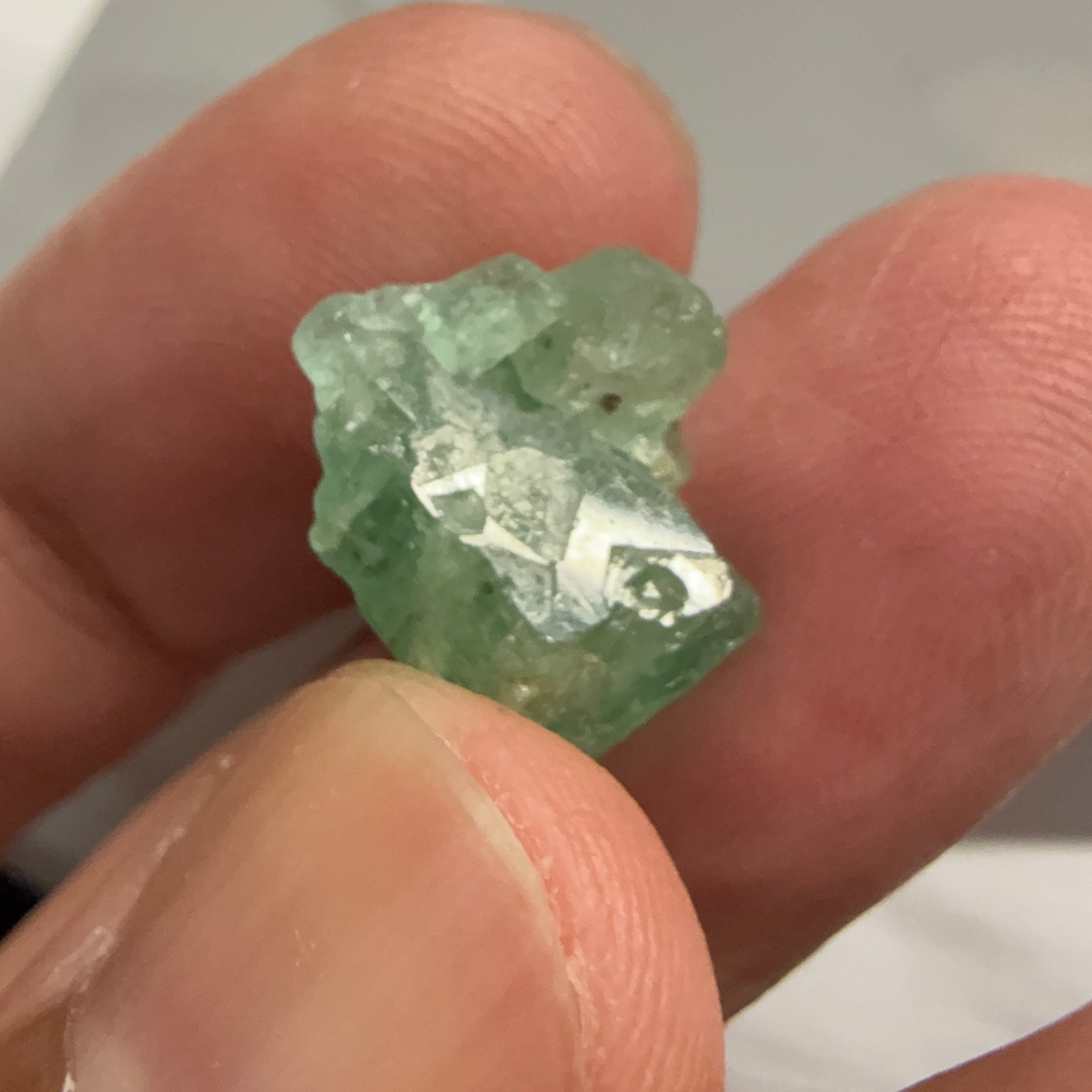 Emerald Crystal, 9.59ct, Tanzania, Untreated Unheated, specimen grade