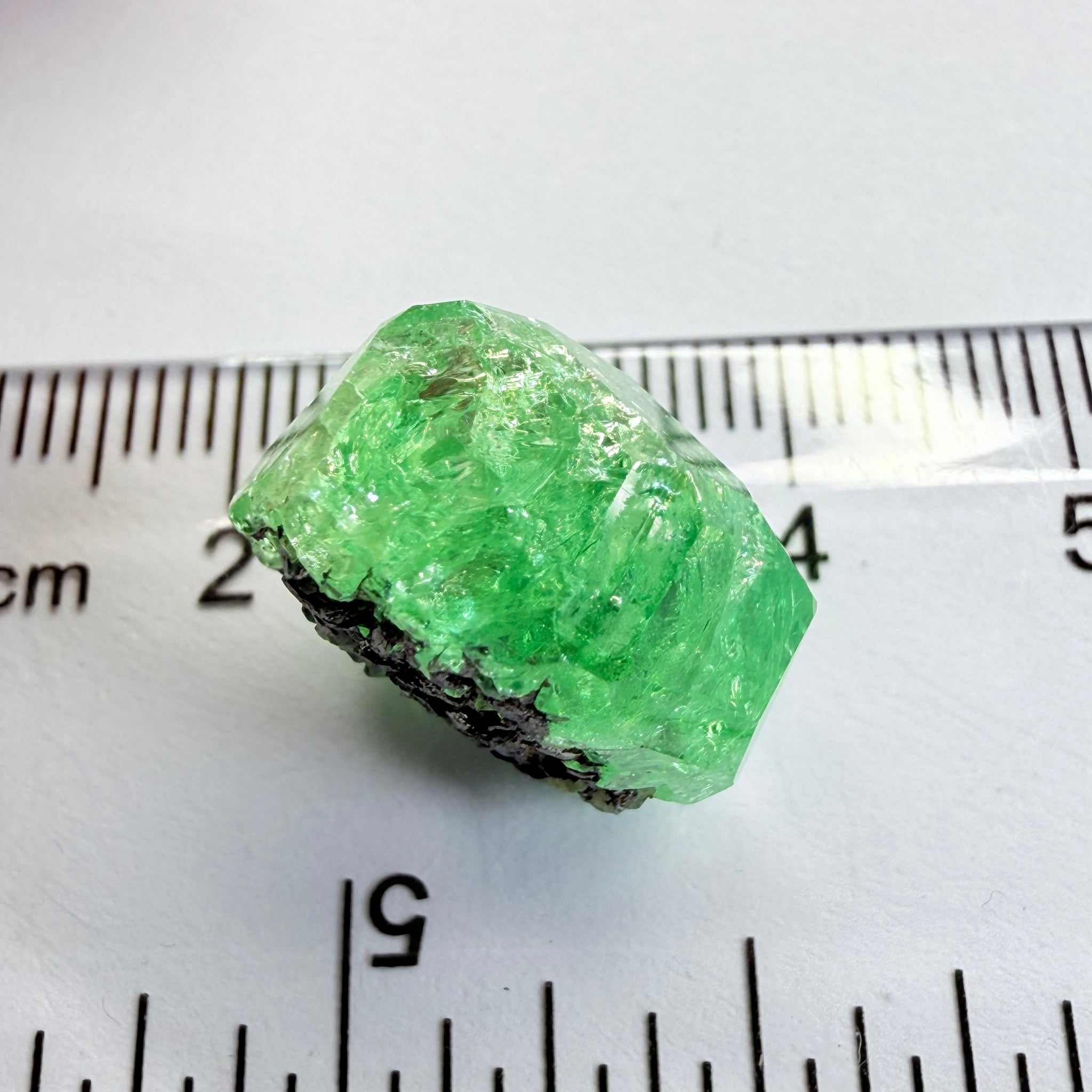 Merelani Mint Garnet Crystal, 24.22ct, Tanzania, Untreated Unheated