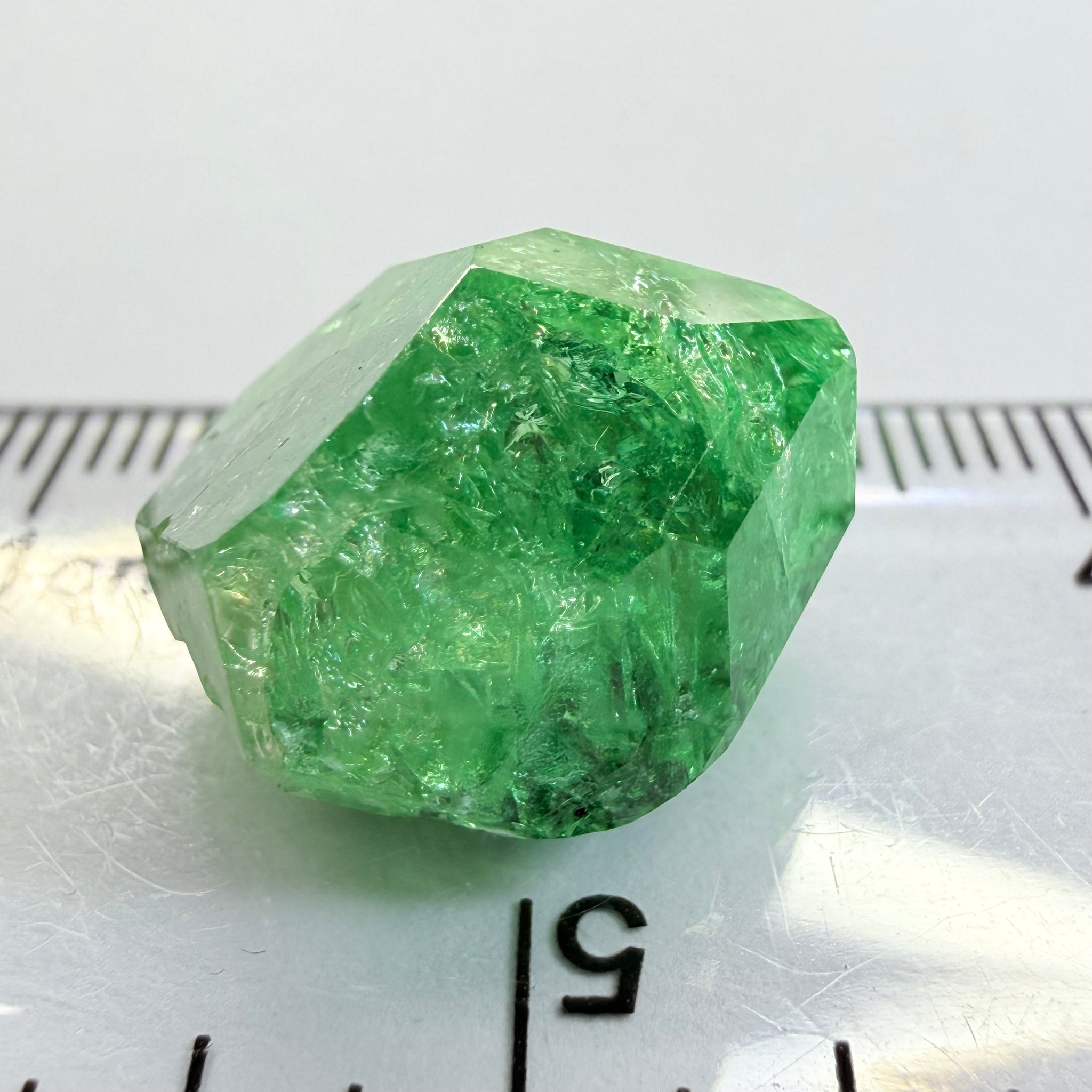 Merelani Mint Garnet Crystal, 24.22ct, Tanzania, Untreated Unheated
