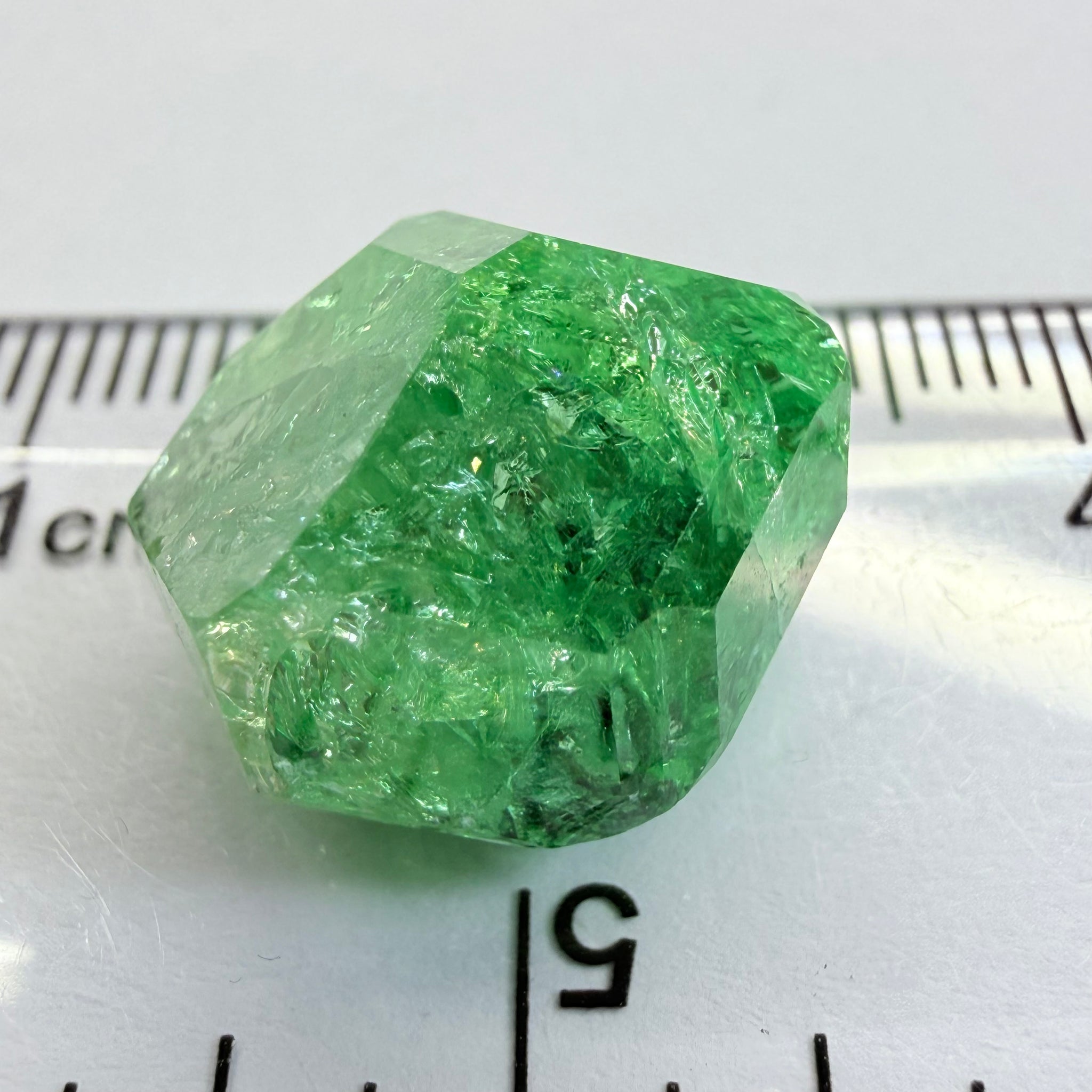 Merelani Mint Garnet Crystal, 24.22ct, Tanzania, Untreated Unheated