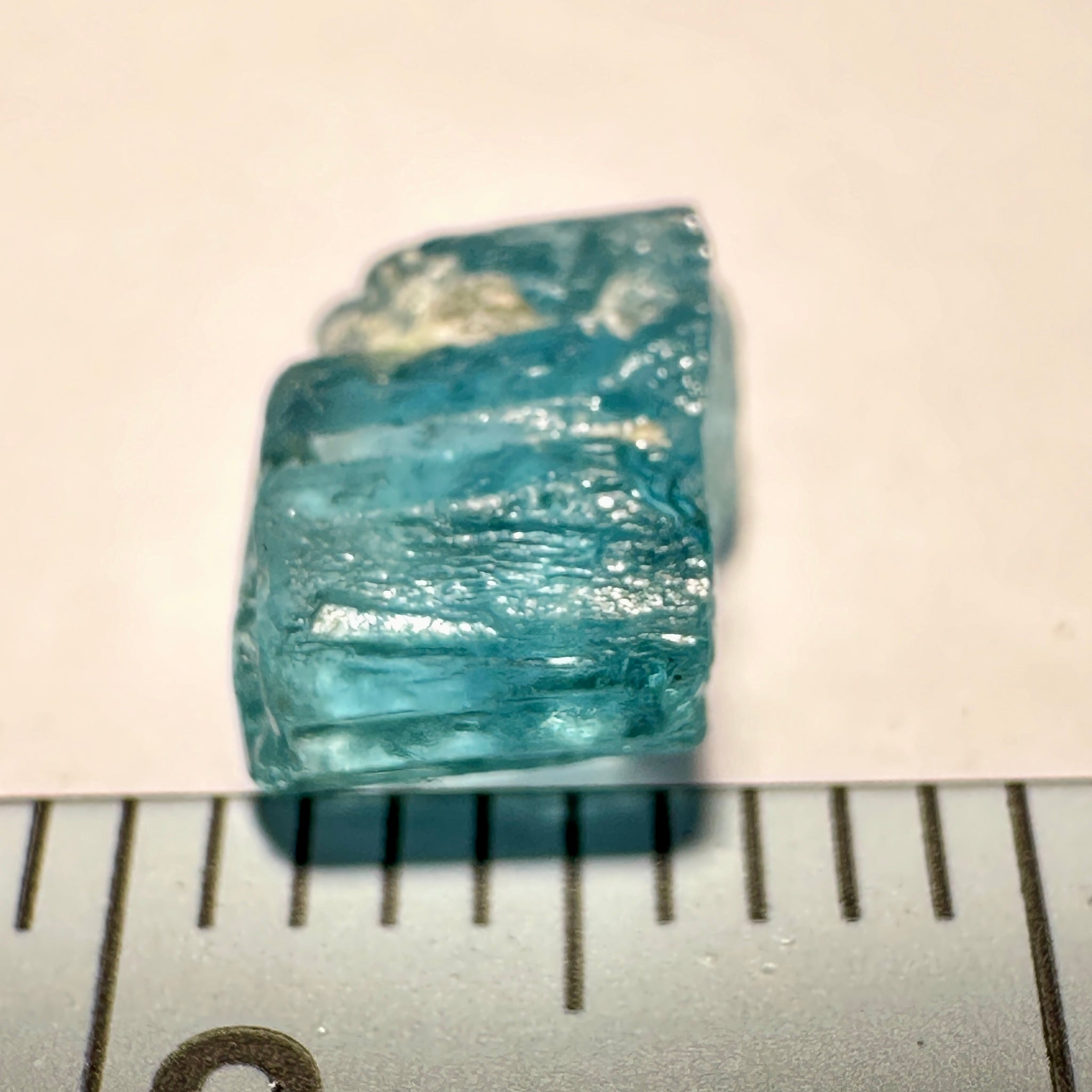 Blue Apatite Crystal, 2.03ct, Merelani, Tanzania, Untreated Unheated
