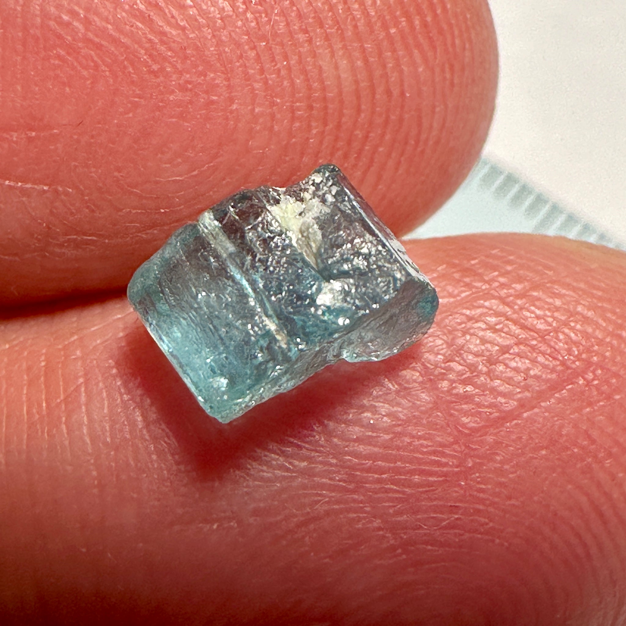 Blue Apatite Crystal, 2.03ct, Merelani, Tanzania, Untreated Unheated