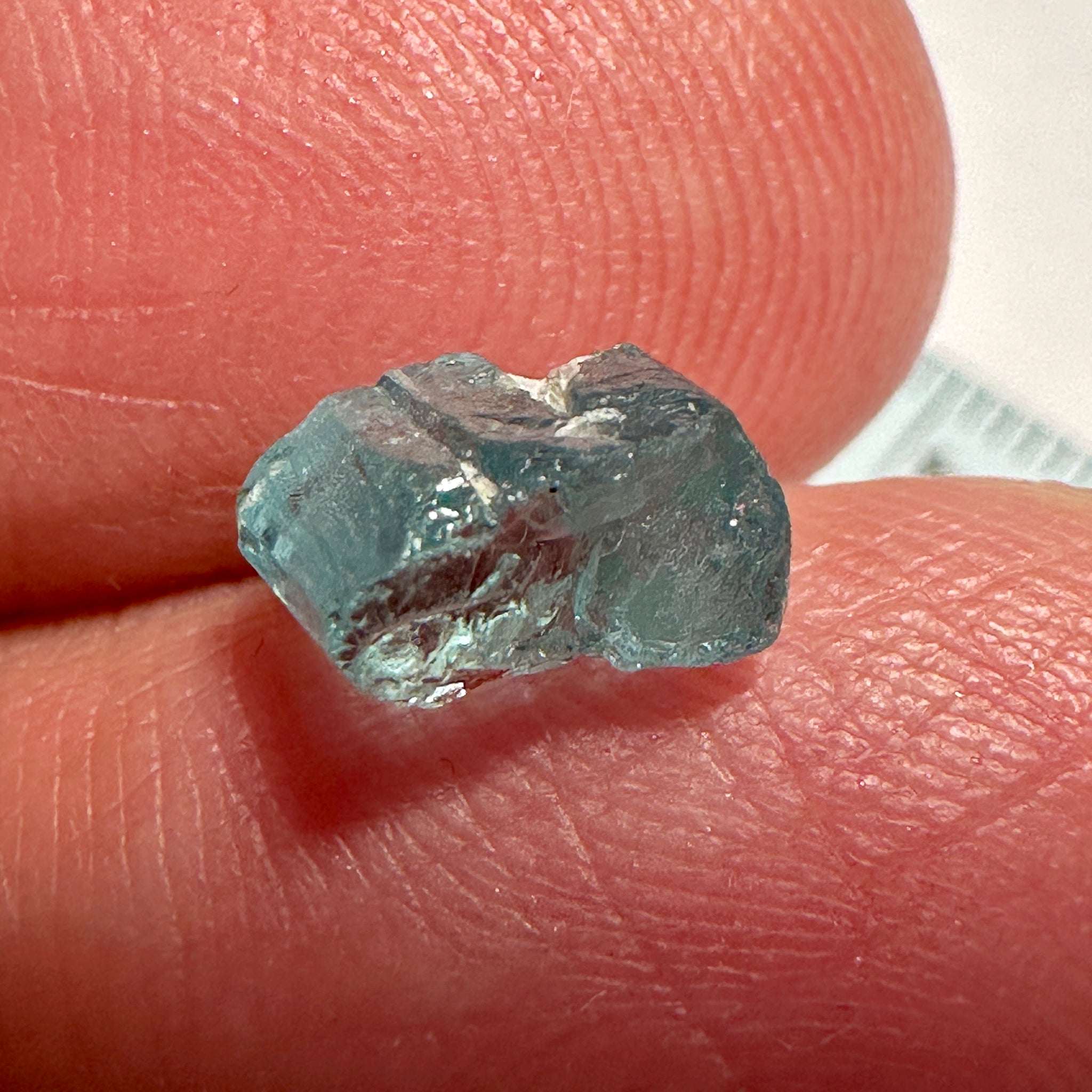 Blue Apatite Crystal, 2.03ct, Merelani, Tanzania, Untreated Unheated