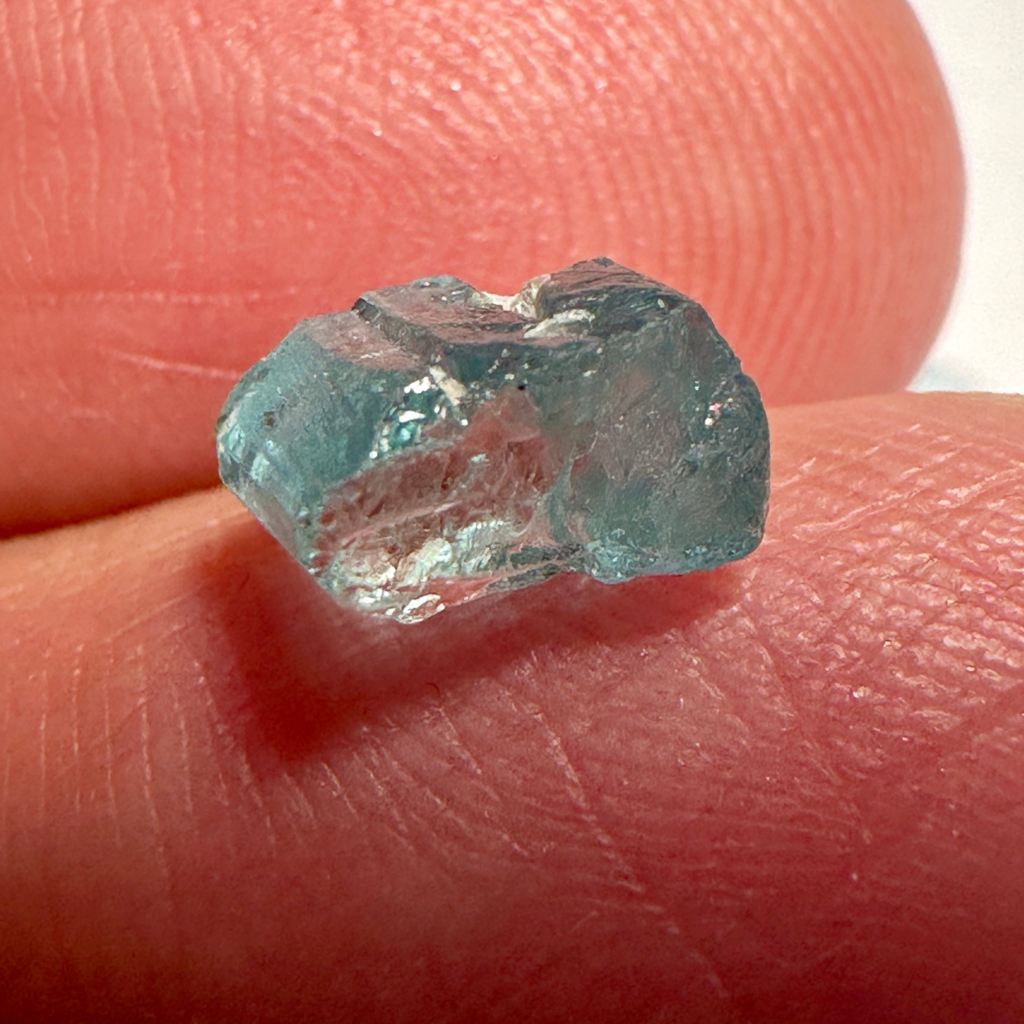 Blue Apatite Crystal, 2.03ct, Merelani, Tanzania, Untreated Unheated