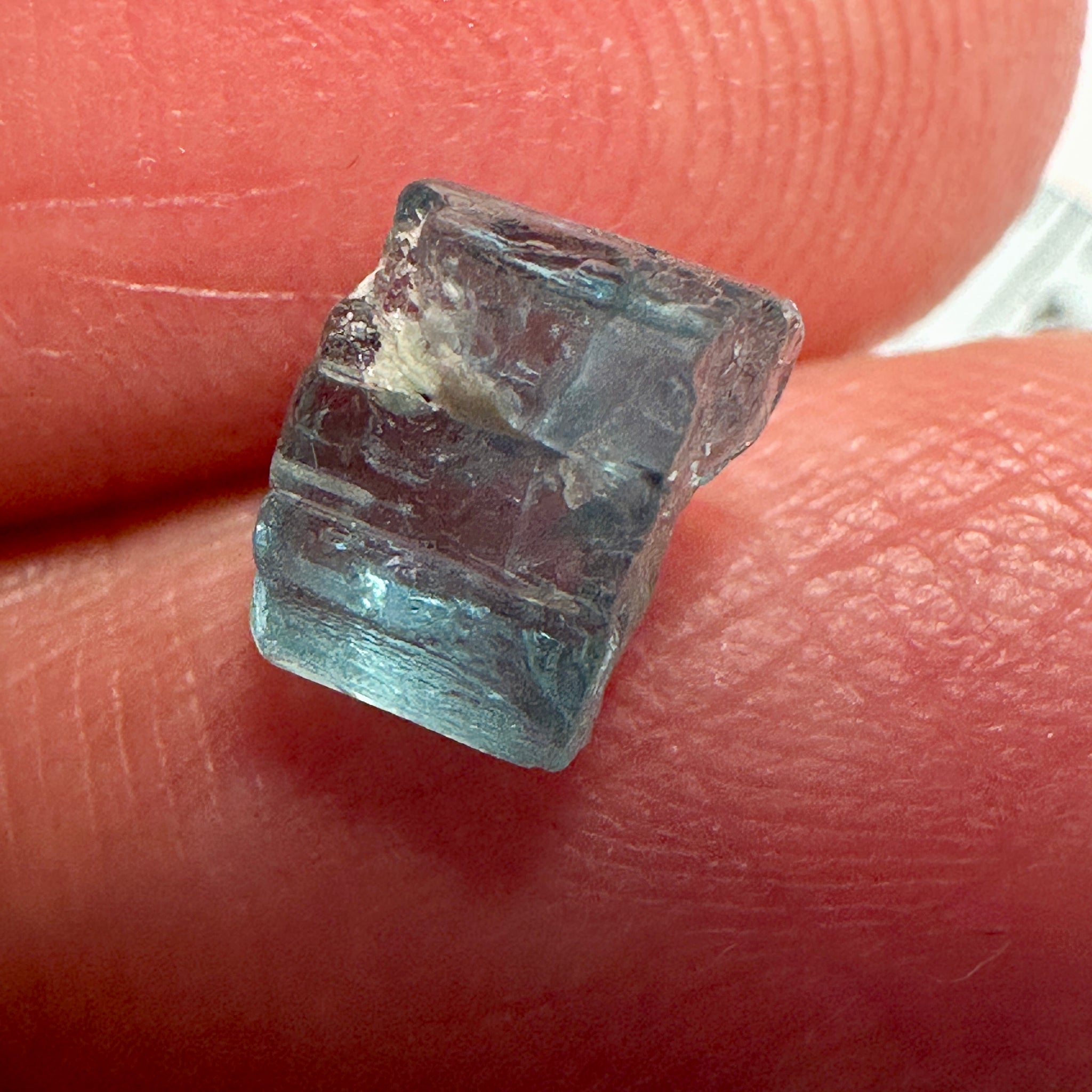 Blue Apatite Crystal, 2.03ct, Merelani, Tanzania, Untreated Unheated