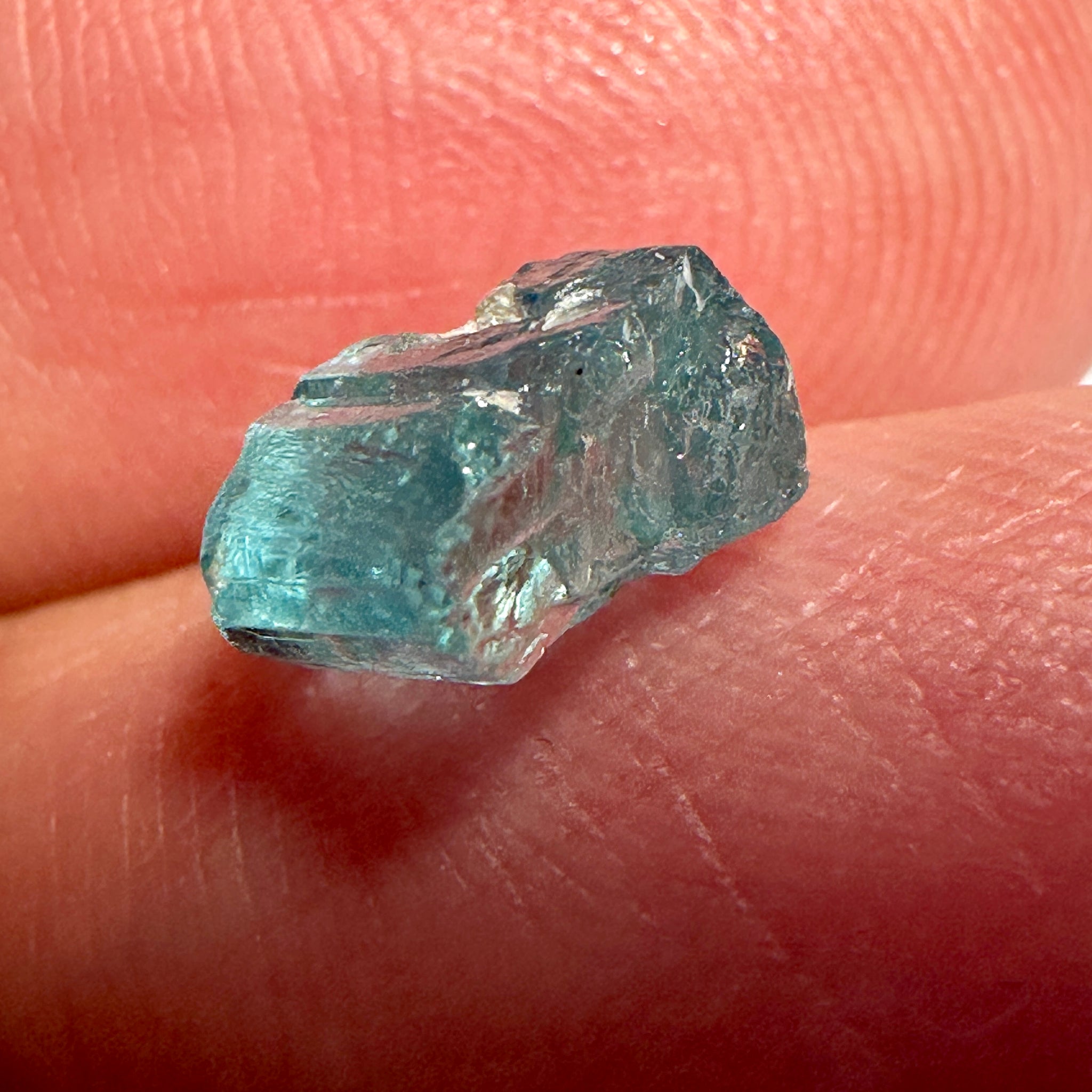 Blue Apatite Crystal, 2.03ct, Merelani, Tanzania, Untreated Unheated