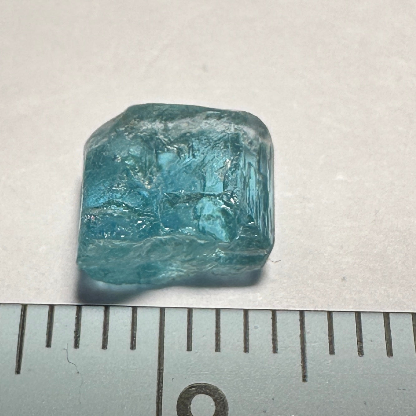 Blue Apatite Crystal, 2.03ct, Merelani, Tanzania, Untreated Unheated