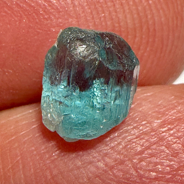 Blue Apatite Crystal, 1.61ct, Merelani, Tanzania, Untreated Unheated
