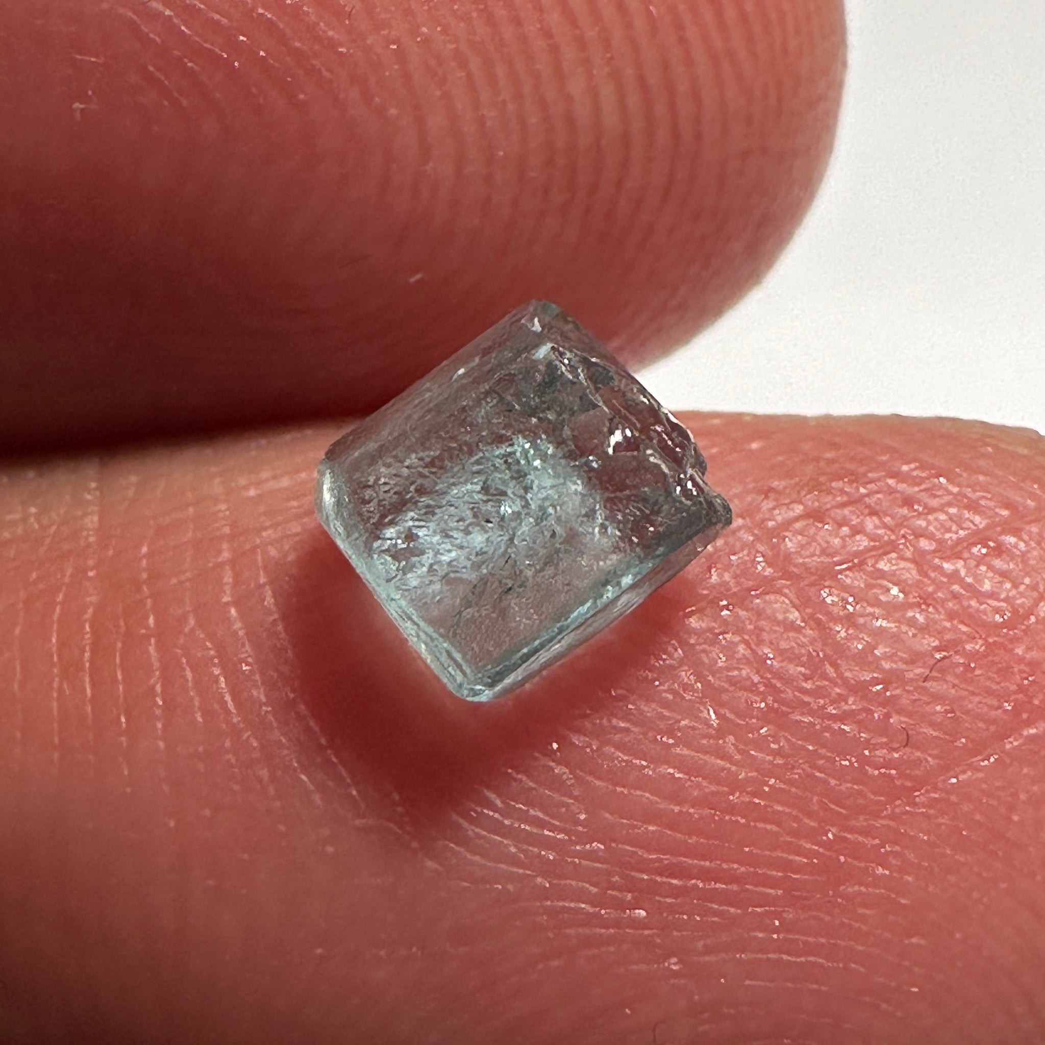 Blue Apatite Crystal, 1.25ct, Merelani, Tanzania, Untreated Unheated