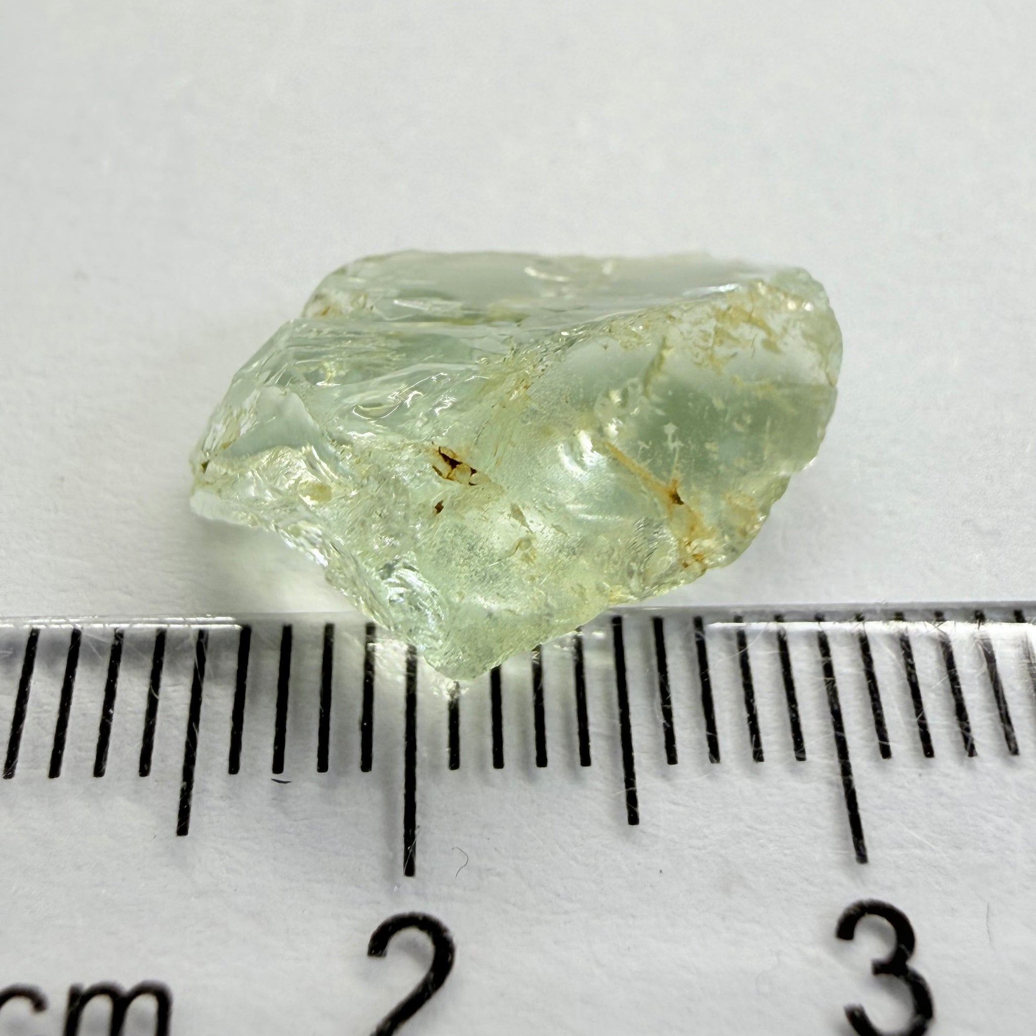 Aquamarine, 7.74ct, Loliondo, Tanzania, Untreated Unheated, vvs-if, flattish shape, Very light colour