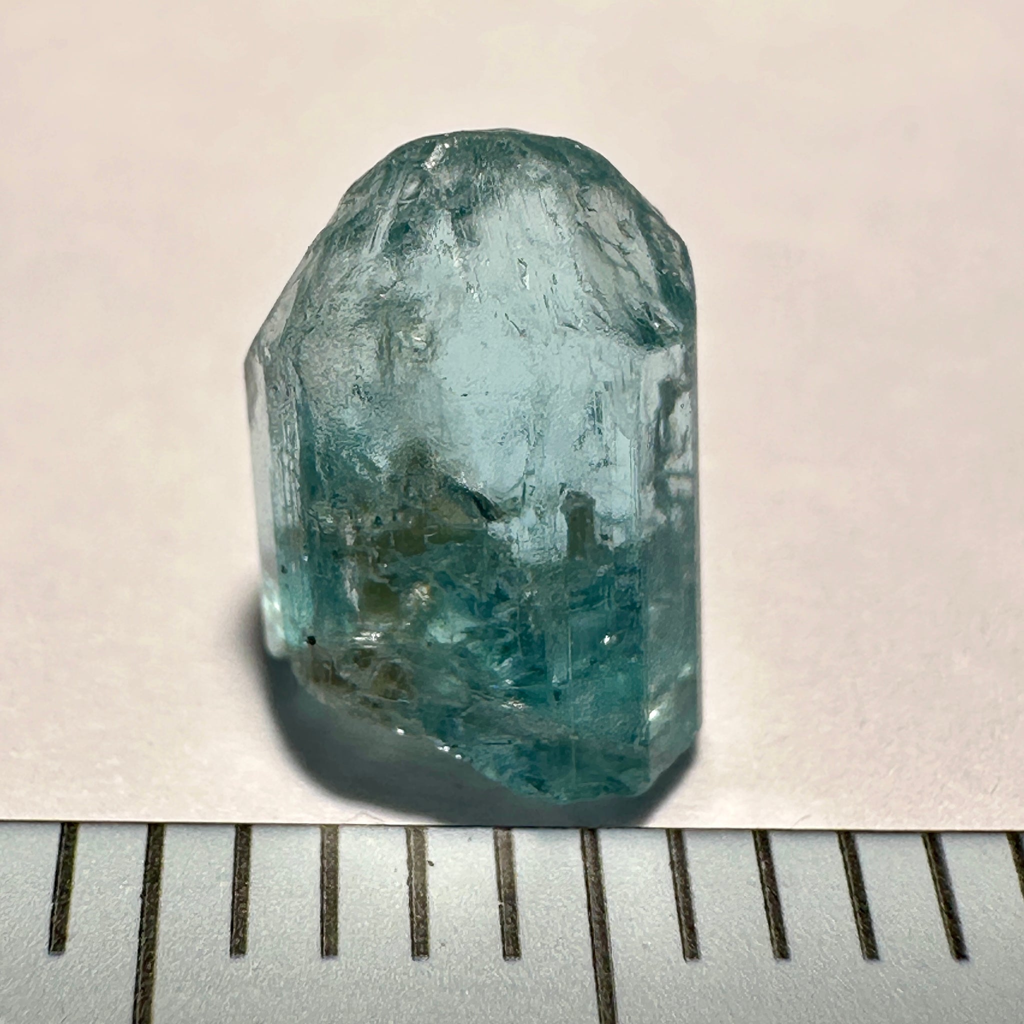 Blue Apatite Crystal, 1.64ct, Merelani, Tanzania, Untreated Unheated