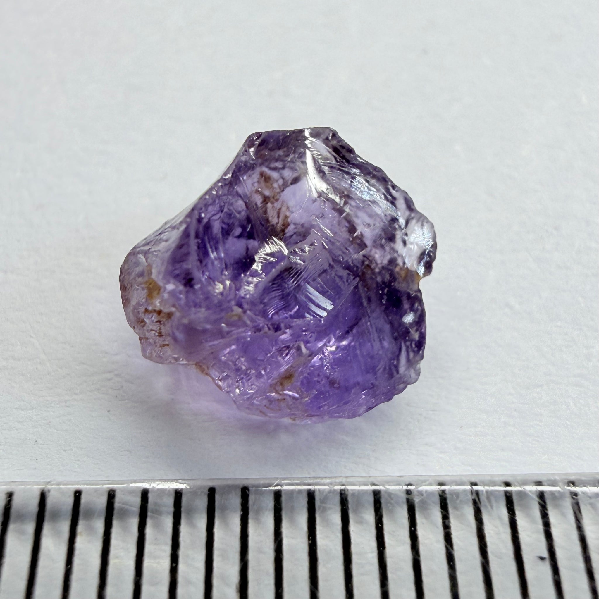 Purple Scapolite, 3.12ct, Tanzania, Untreated Unheated, vvs-if, flat shape