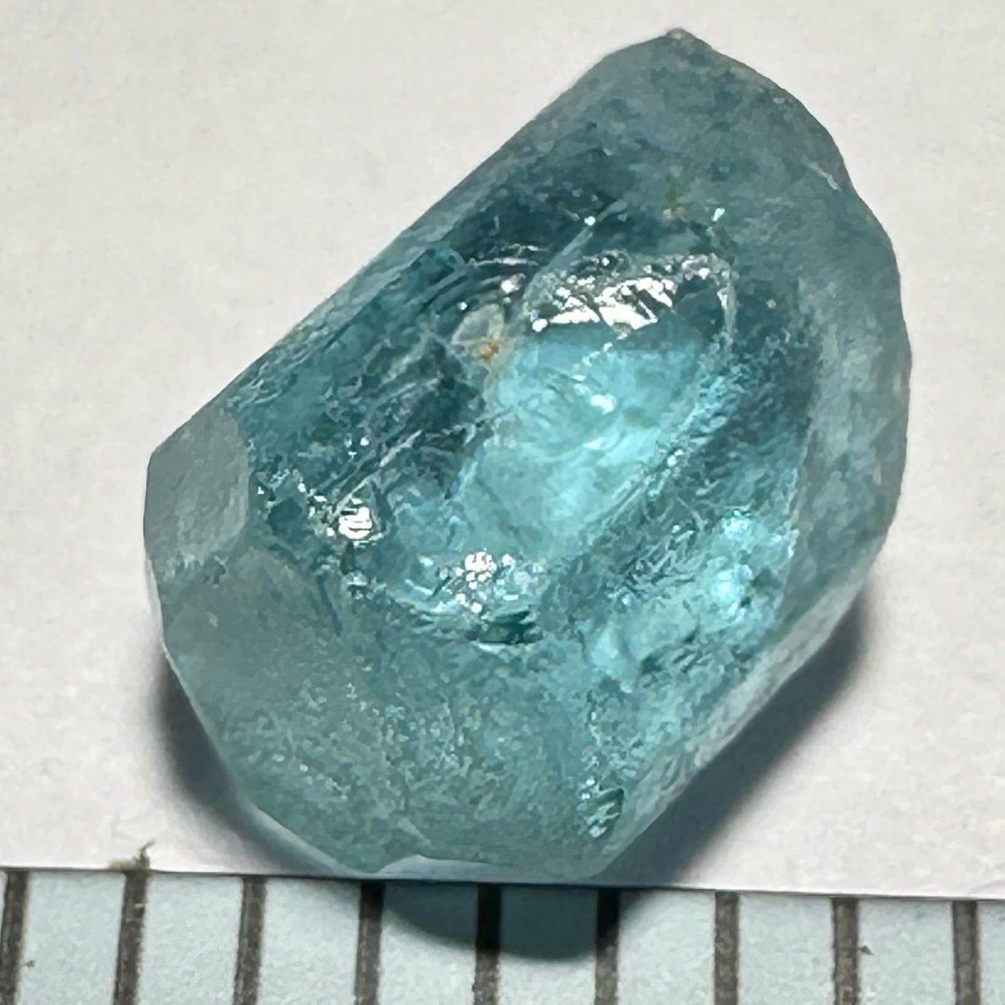 Blue Apatite Crystal, 1.58ct, Merelani, Tanzania, Untreated Unheated