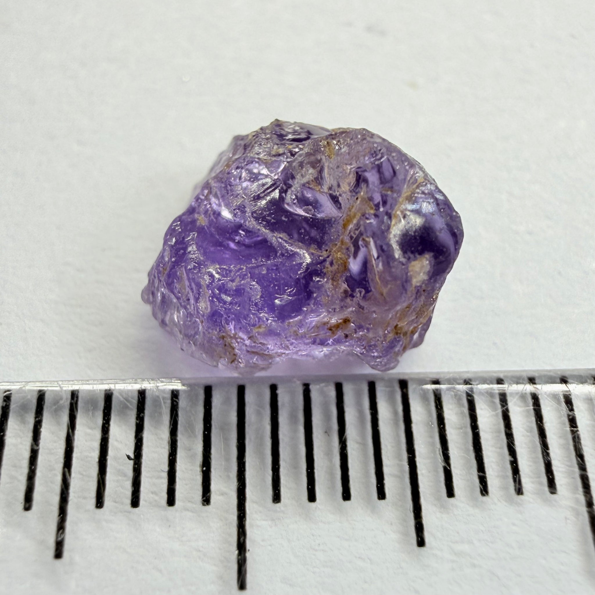 Purple Scapolite, 3.12ct, Tanzania, Untreated Unheated, vvs-if, flat shape