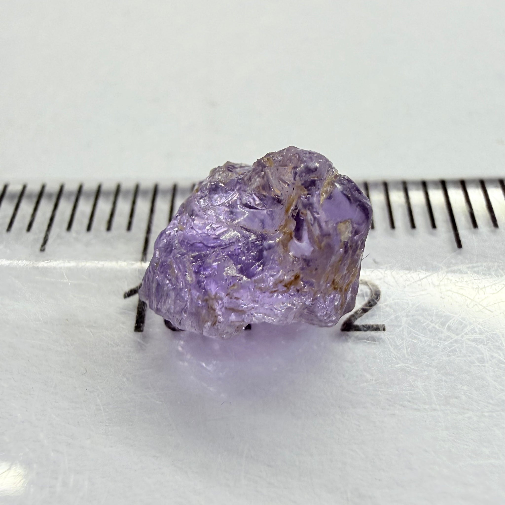 Purple Scapolite, 3.12ct, Tanzania, Untreated Unheated, vvs-if, flat shape