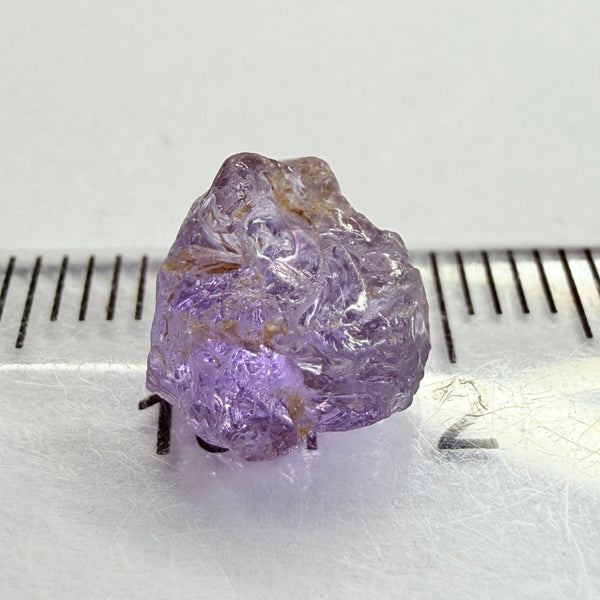 Purple Scapolite, 3.12ct, Tanzania, Untreated Unheated, vvs-if, flat shape