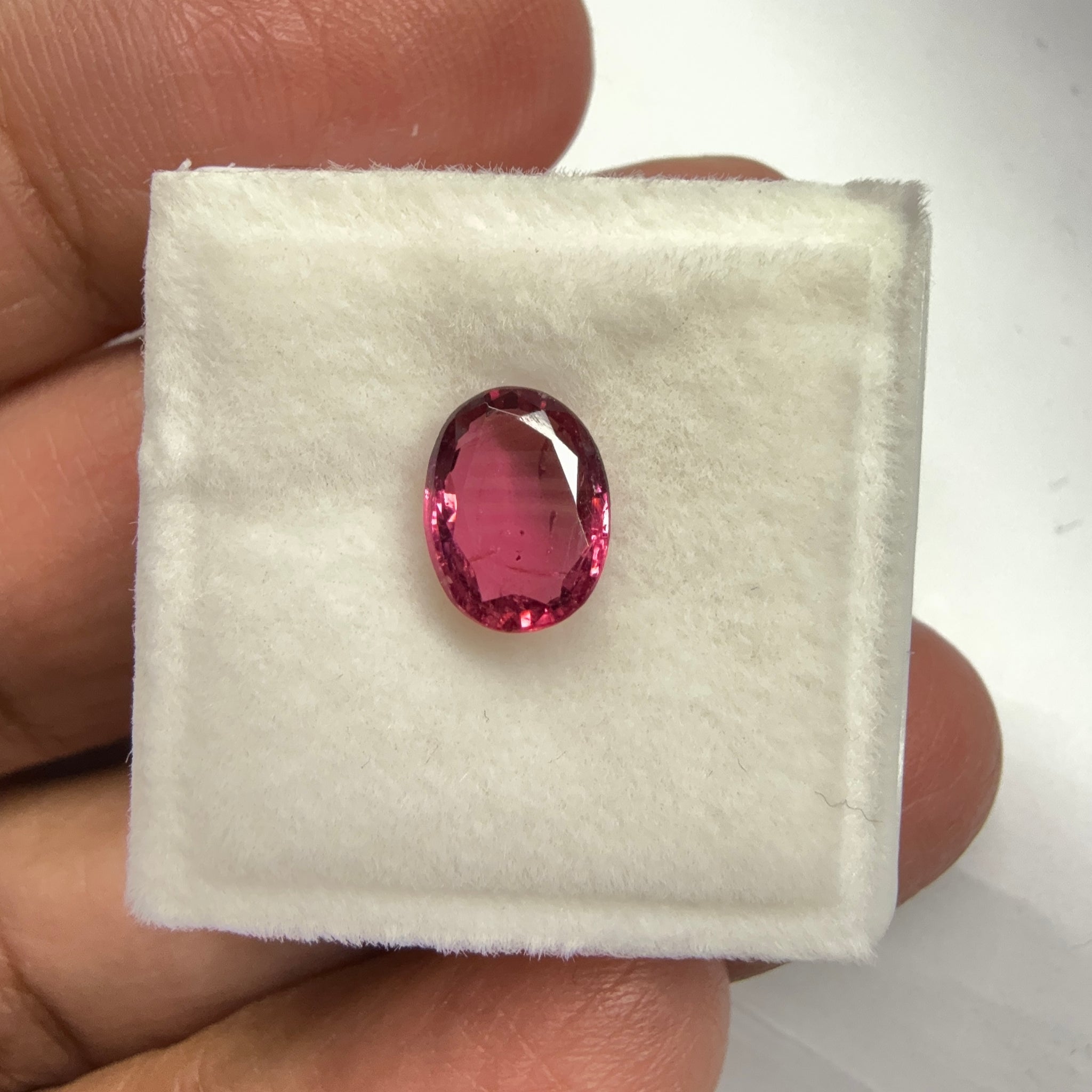Rubellite Tourmaline, Native Cut, 1.42ct, Congo. Untreated Unheated