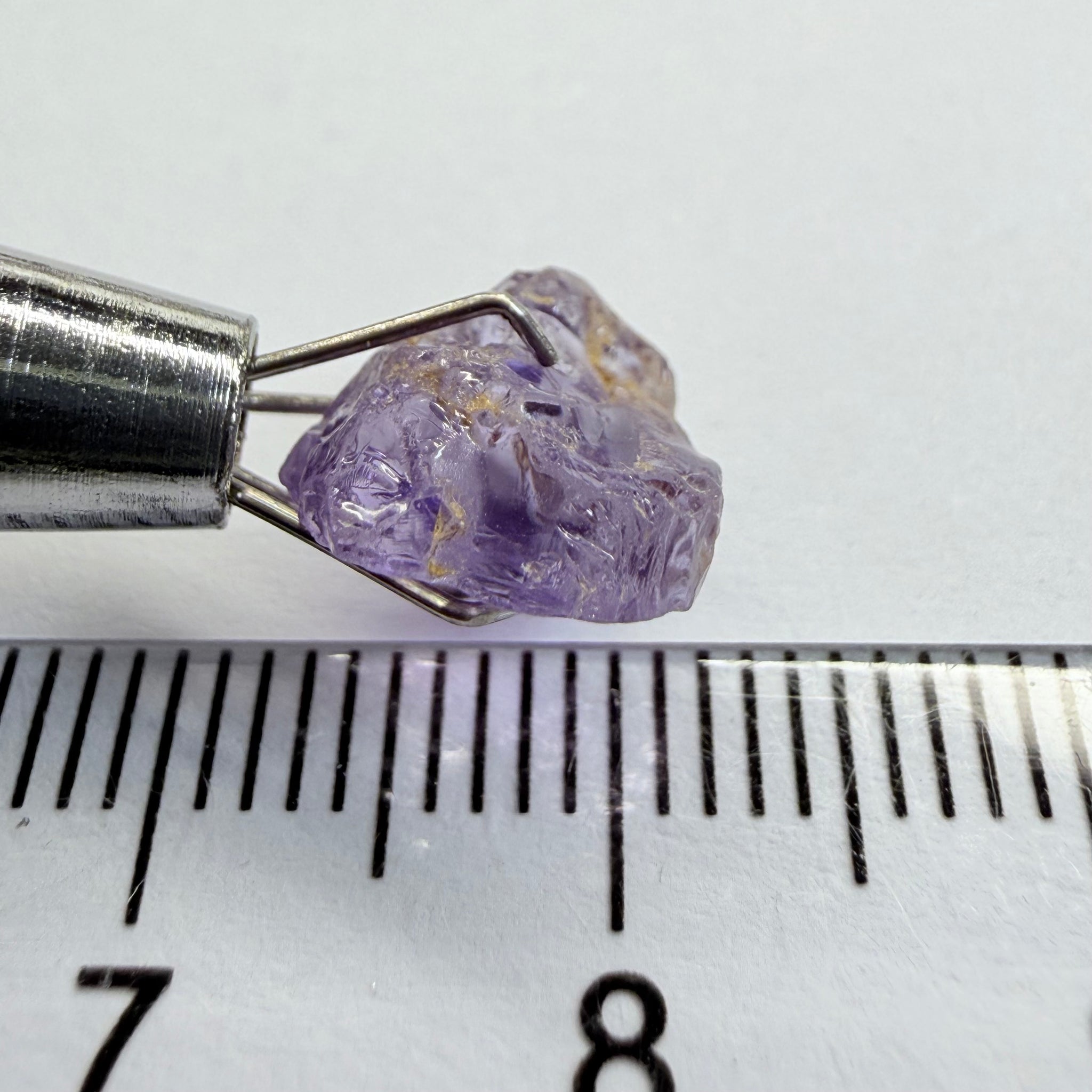 Purple Scapolite, 3.12ct, Tanzania, Untreated Unheated, vvs-if, flat shape
