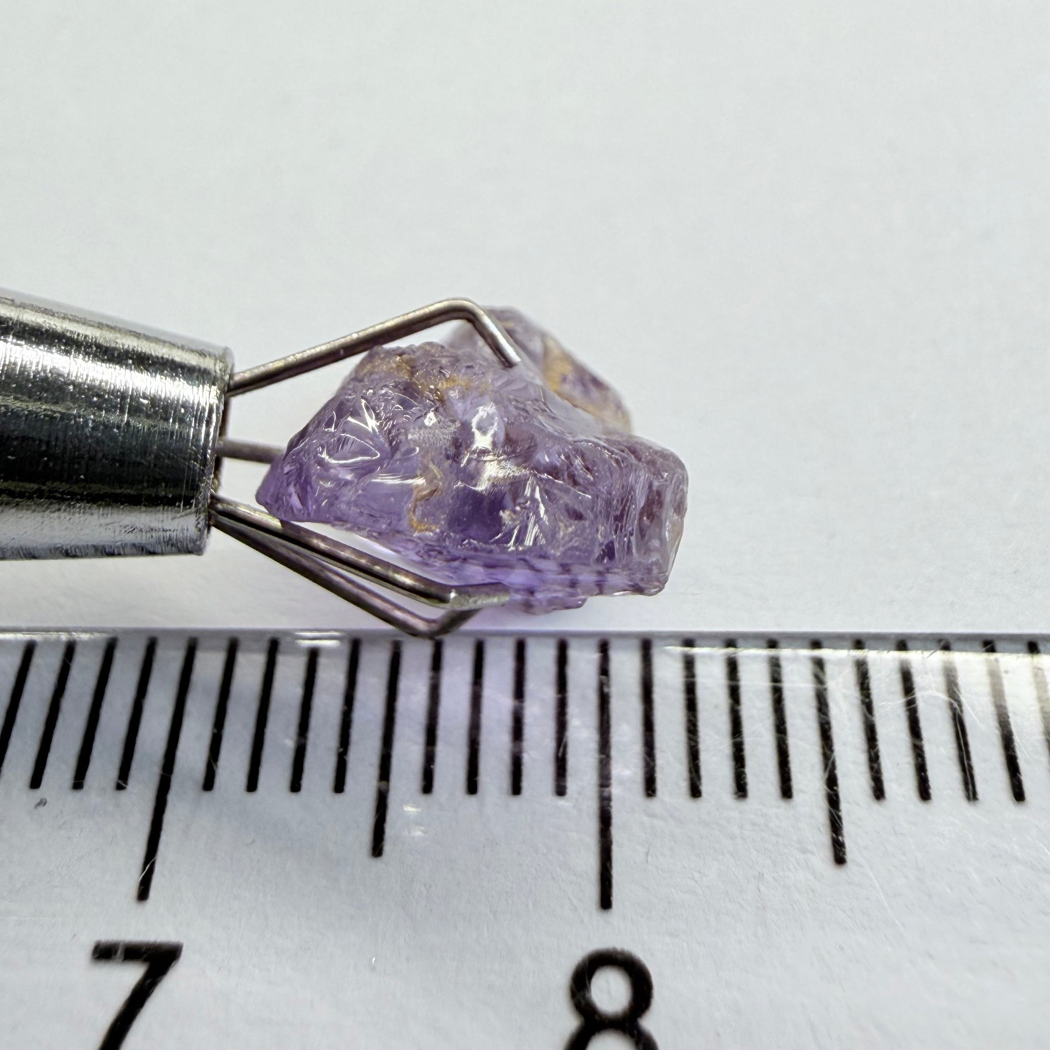 Purple Scapolite, 3.12ct, Tanzania, Untreated Unheated, vvs-if, flat shape