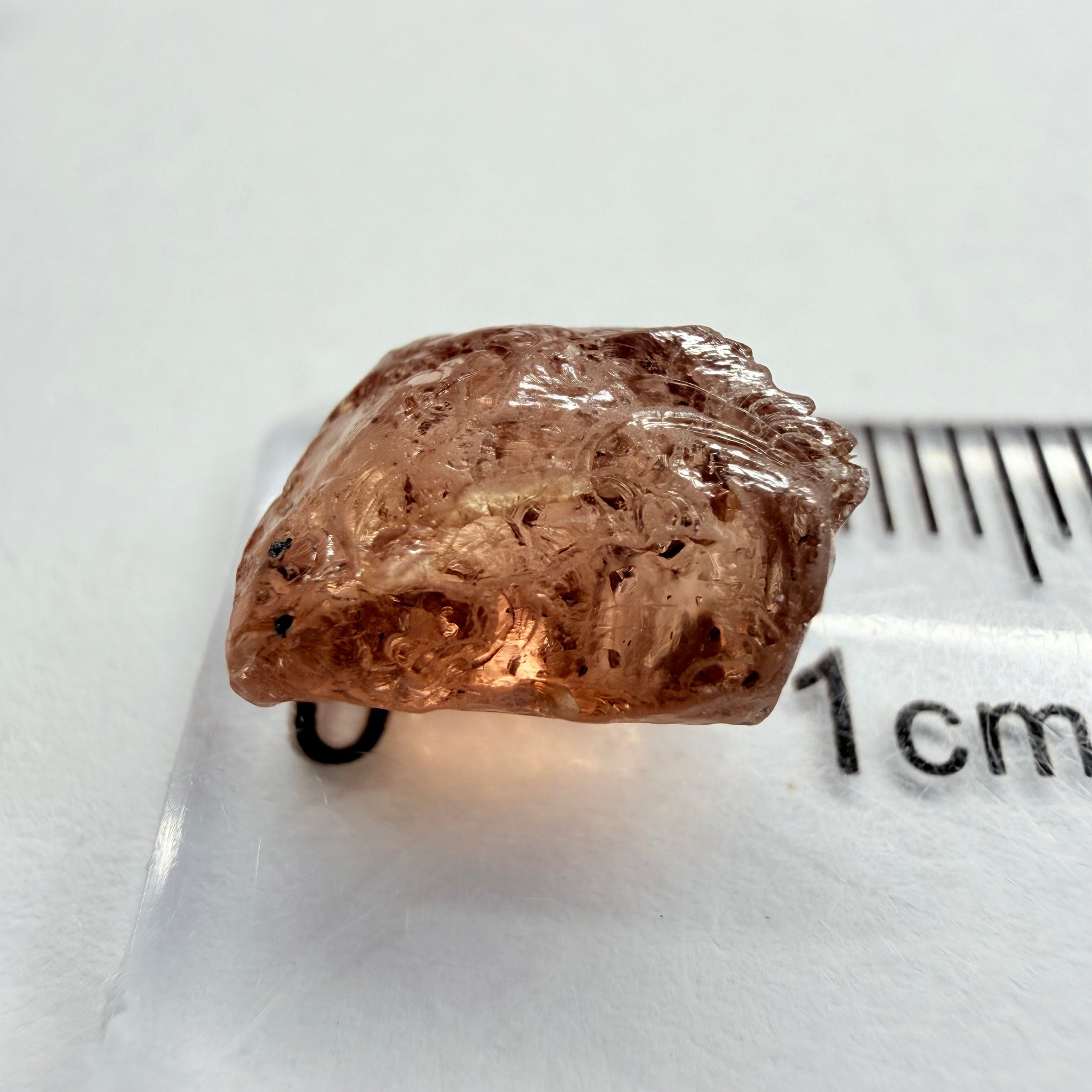 Champagne Malaya Garnet, 5.61ct, Tanzania, Untreated Unheated, spotty, colour shifting