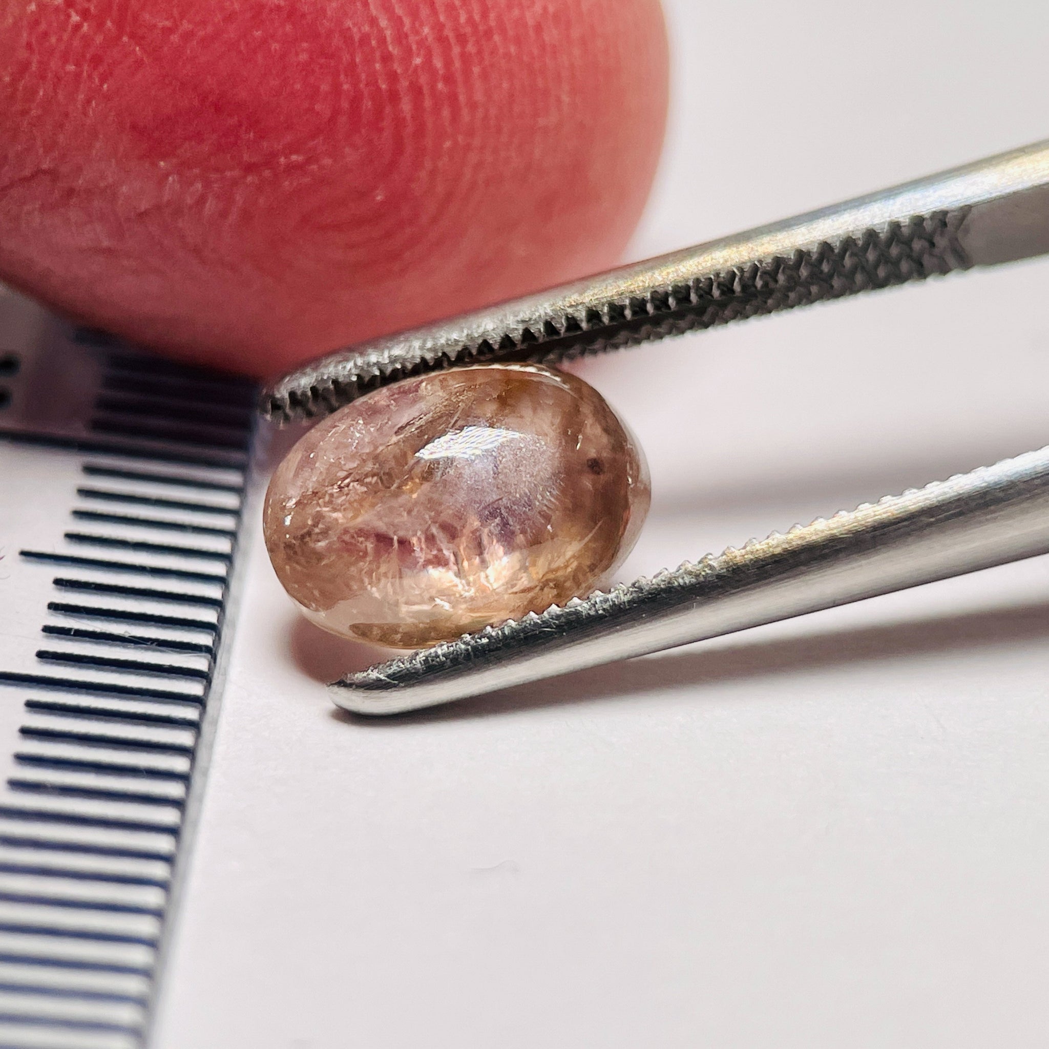 3.36Ct Sapphire Cabochon Umba Valley Tanzania. Untreated Unheated. Can Be Used As Is Or Facet It