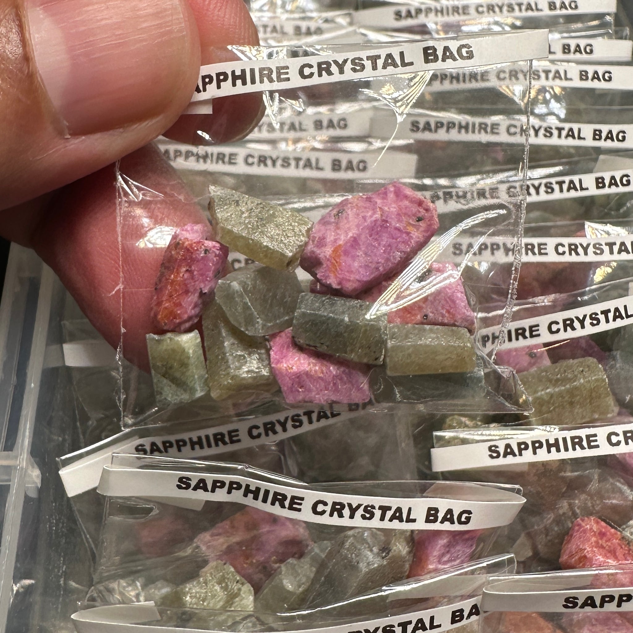 Sapphire Crystal Bag, Tanzania