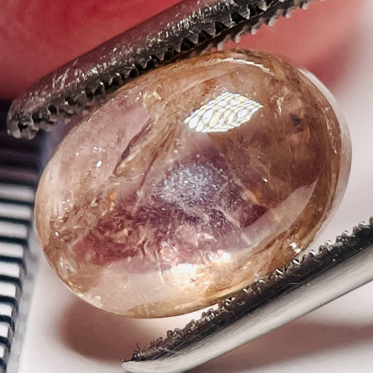Sapphire Cabochon, 3.36ct, Umba Valley, Tanzania. Untreated Unheated. Can be used as is or facet it into a cut stone.