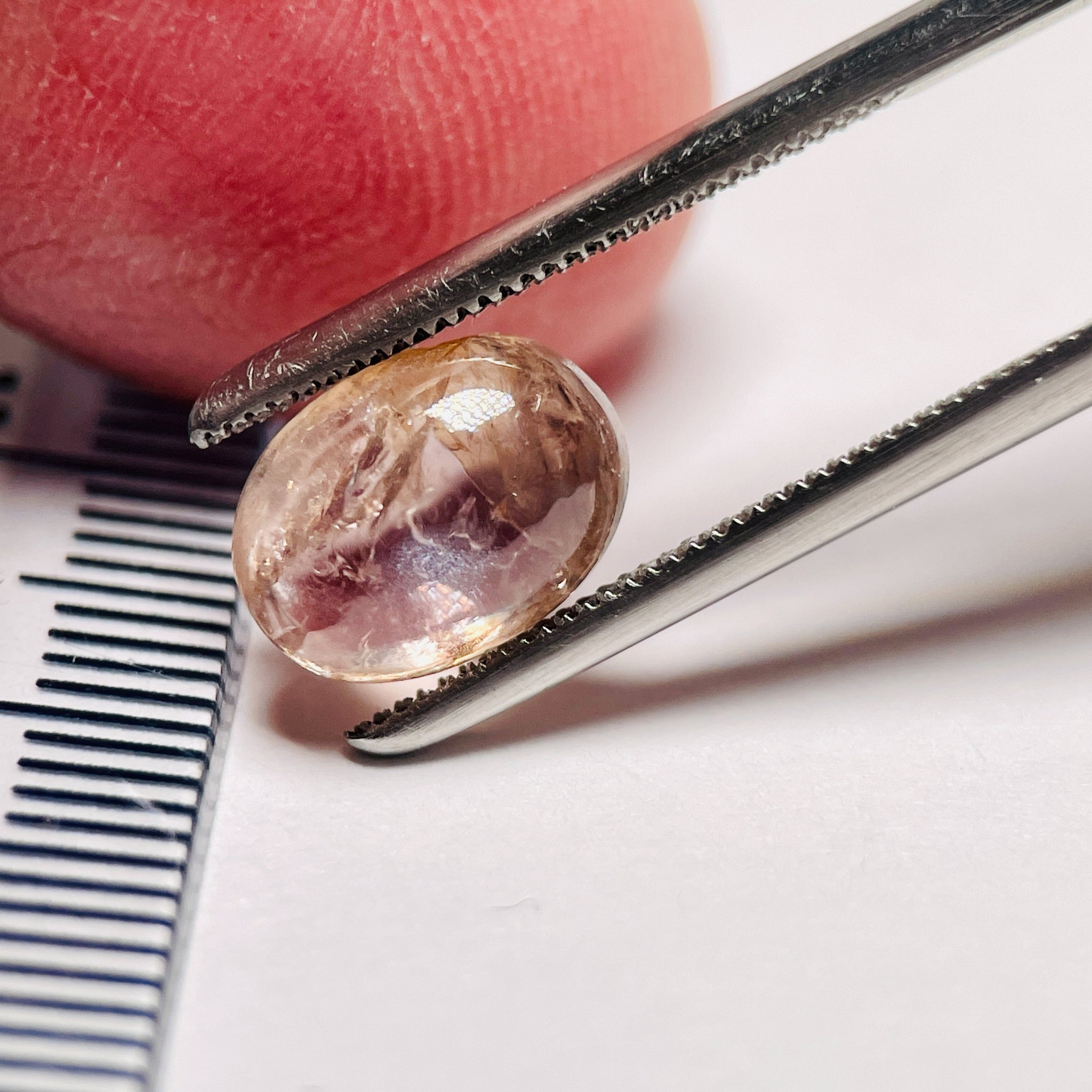 3.36Ct Sapphire Cabochon Umba Valley Tanzania. Untreated Unheated. Can Be Used As Is Or Facet It