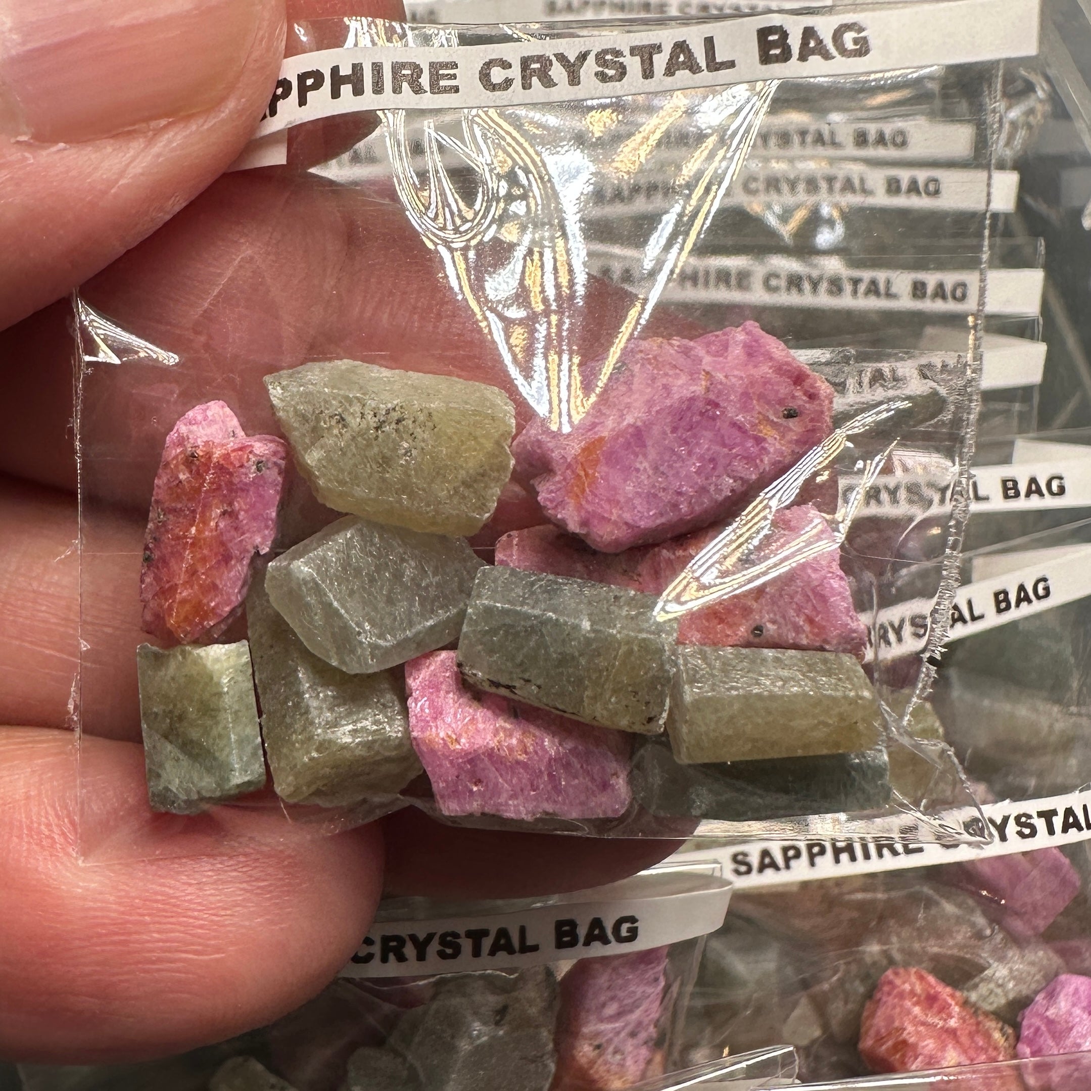 Sapphire Crystal Bag, Tanzania