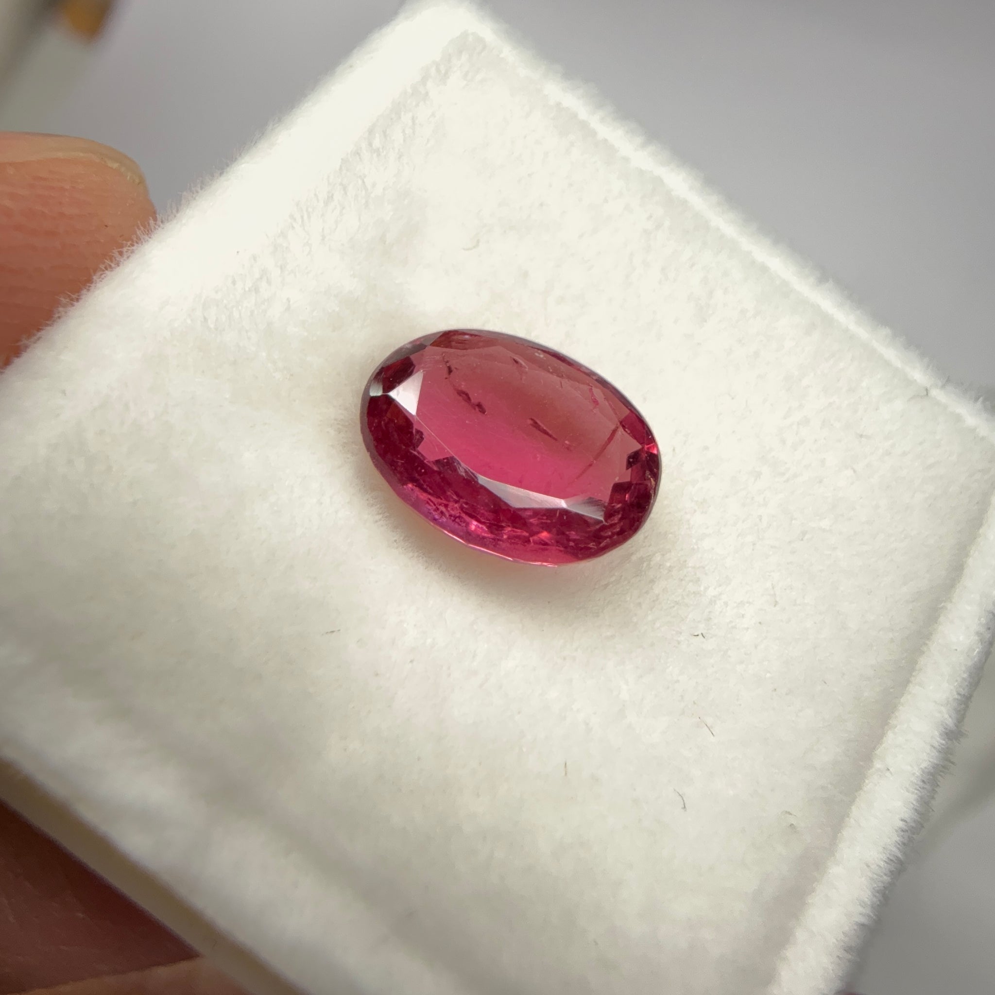 Rubellite Tourmaline, Native Cut, 1.42ct, Congo. Untreated Unheated
